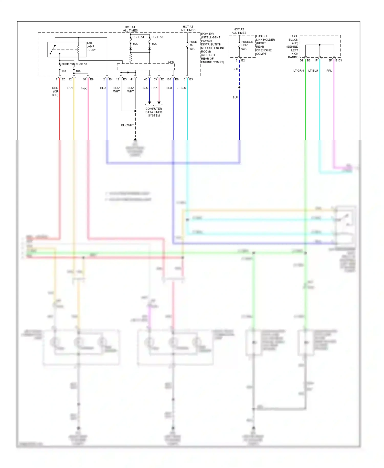 Wiring diagram computer data lines system for Infiniti Q60 I (2013-2016) (25 of 75)