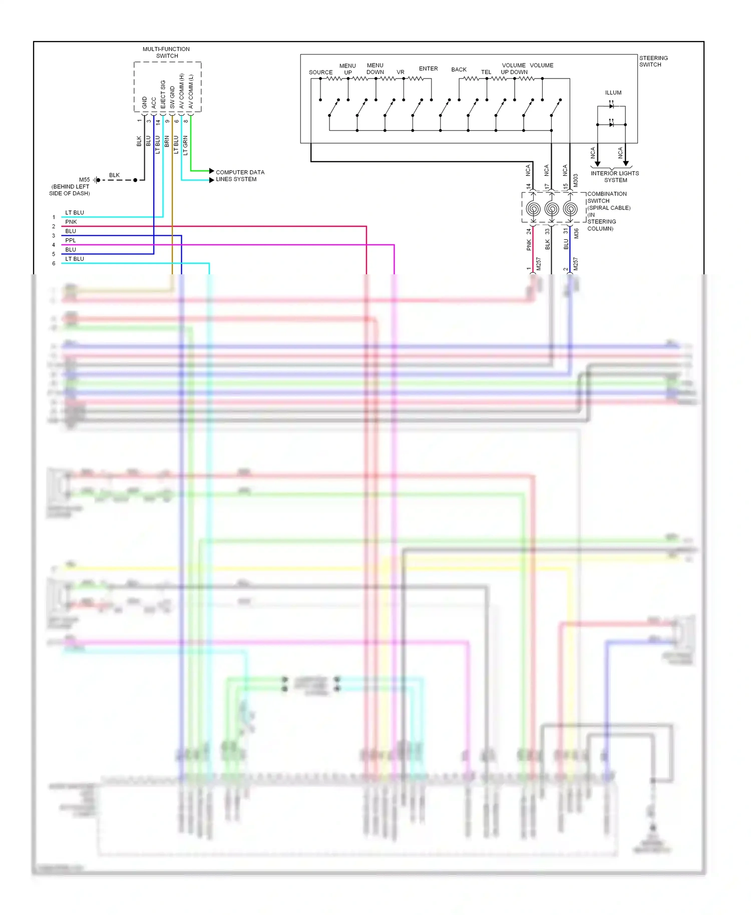 Wiring diagram computer data lines system for Infiniti Q60 I (2013-2016) (36 of 75)