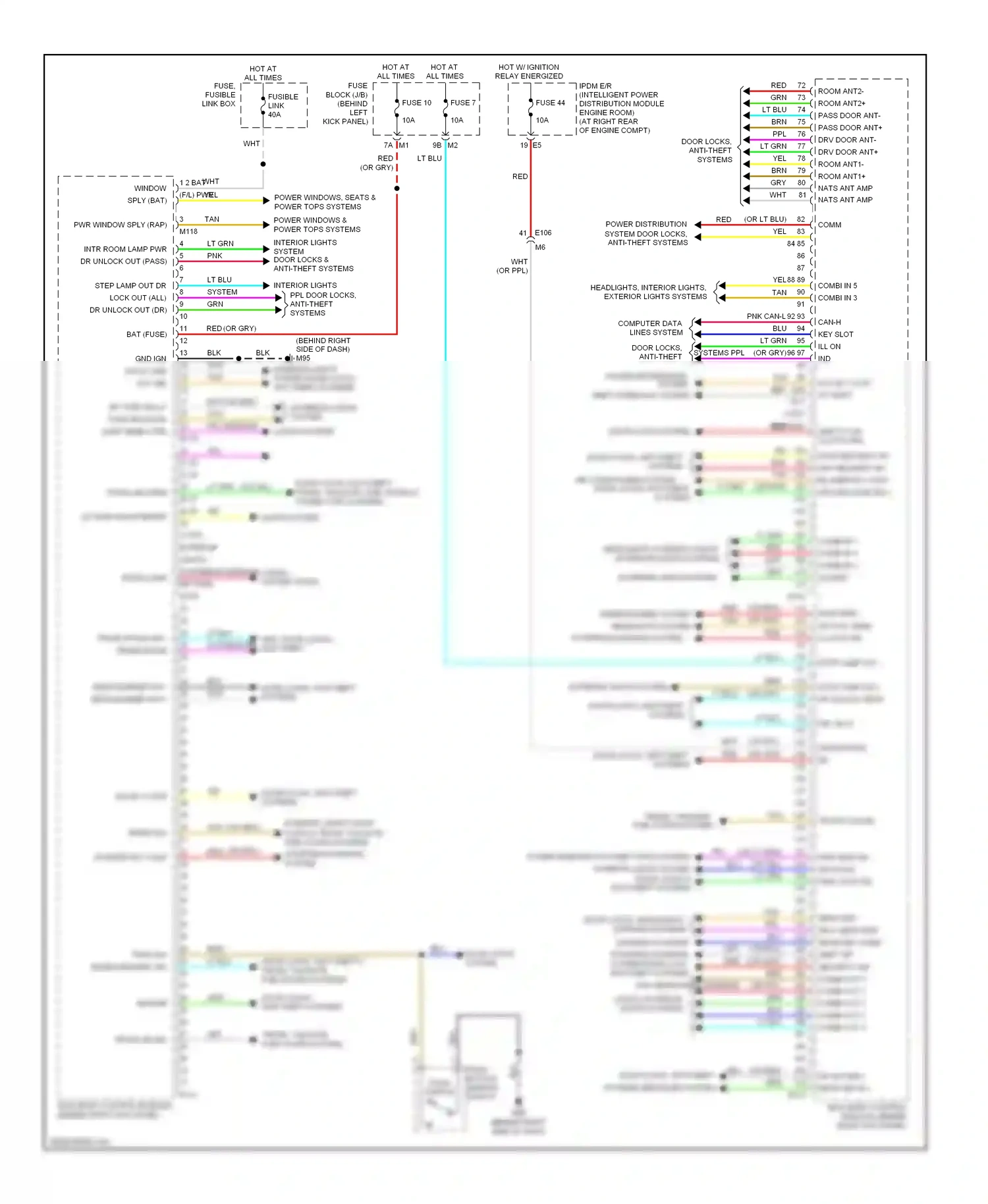 Wiring diagram computer data lines system for Infiniti Q60 I (2013-2016) (7 of 75)