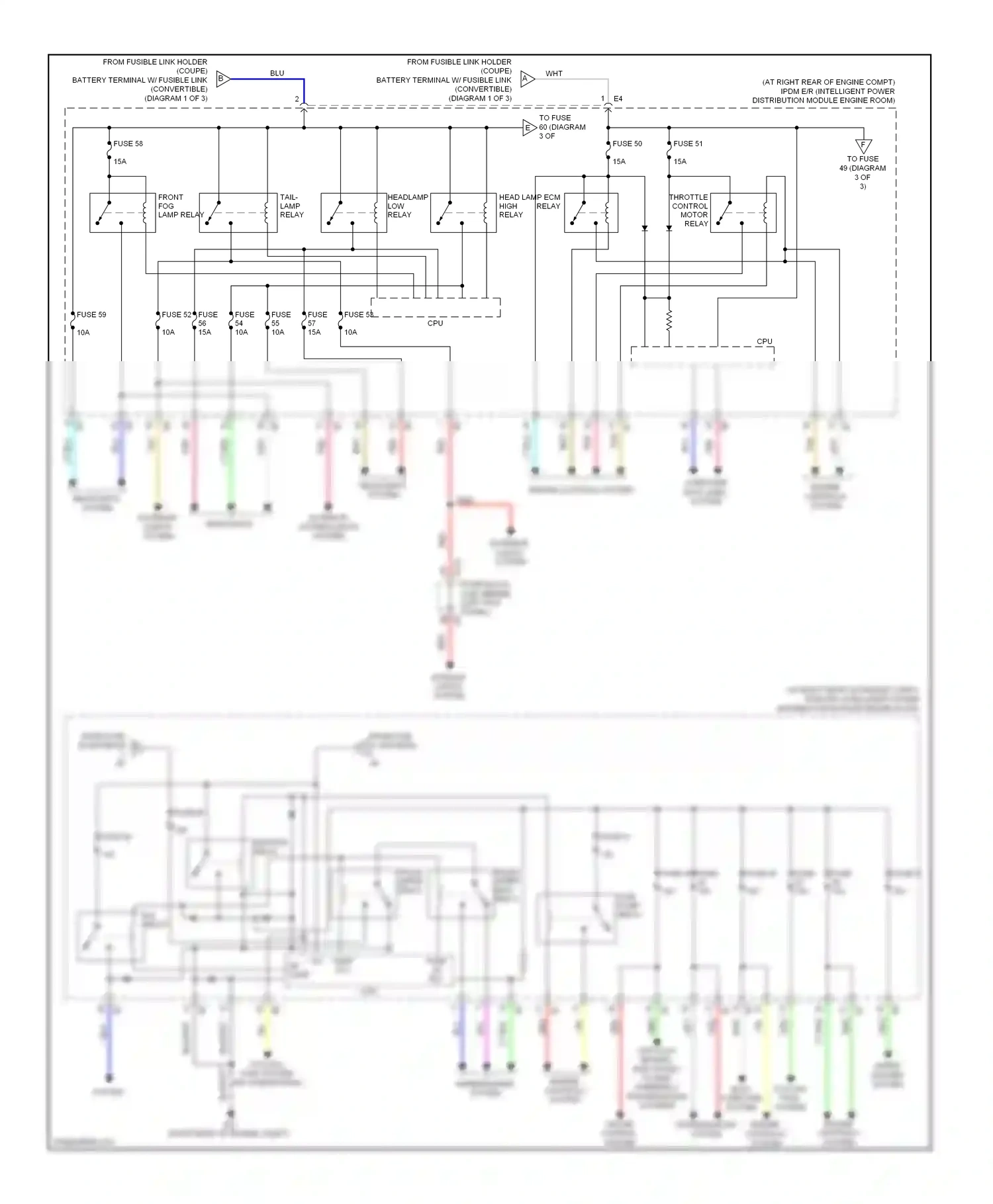 Wiring diagram computer data lines system for Infiniti Q60 I (2013-2016) (43 of 75)