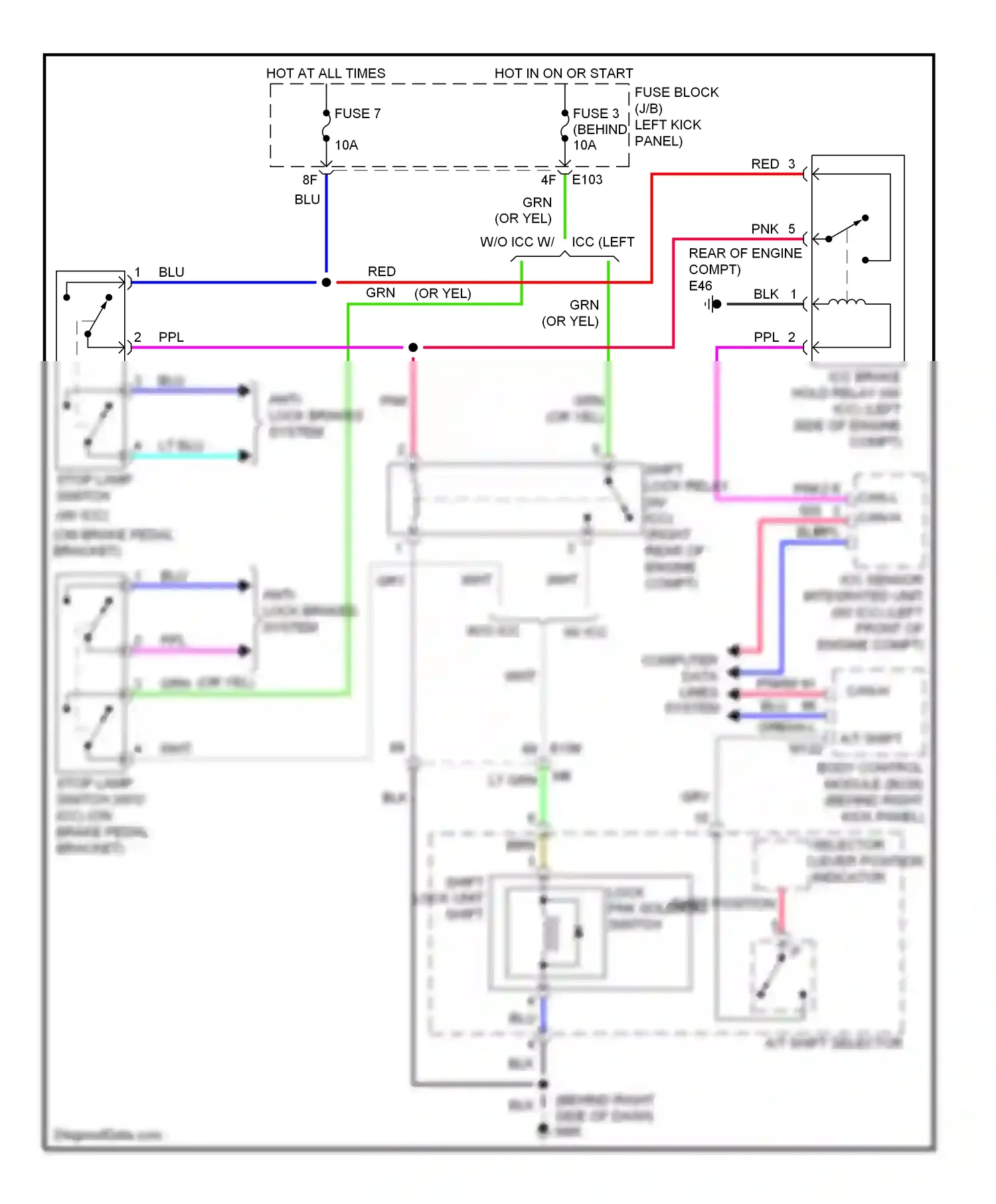 Wiring diagram computer data lines system for Infiniti Q60 I (2013-2016) (69 of 75)