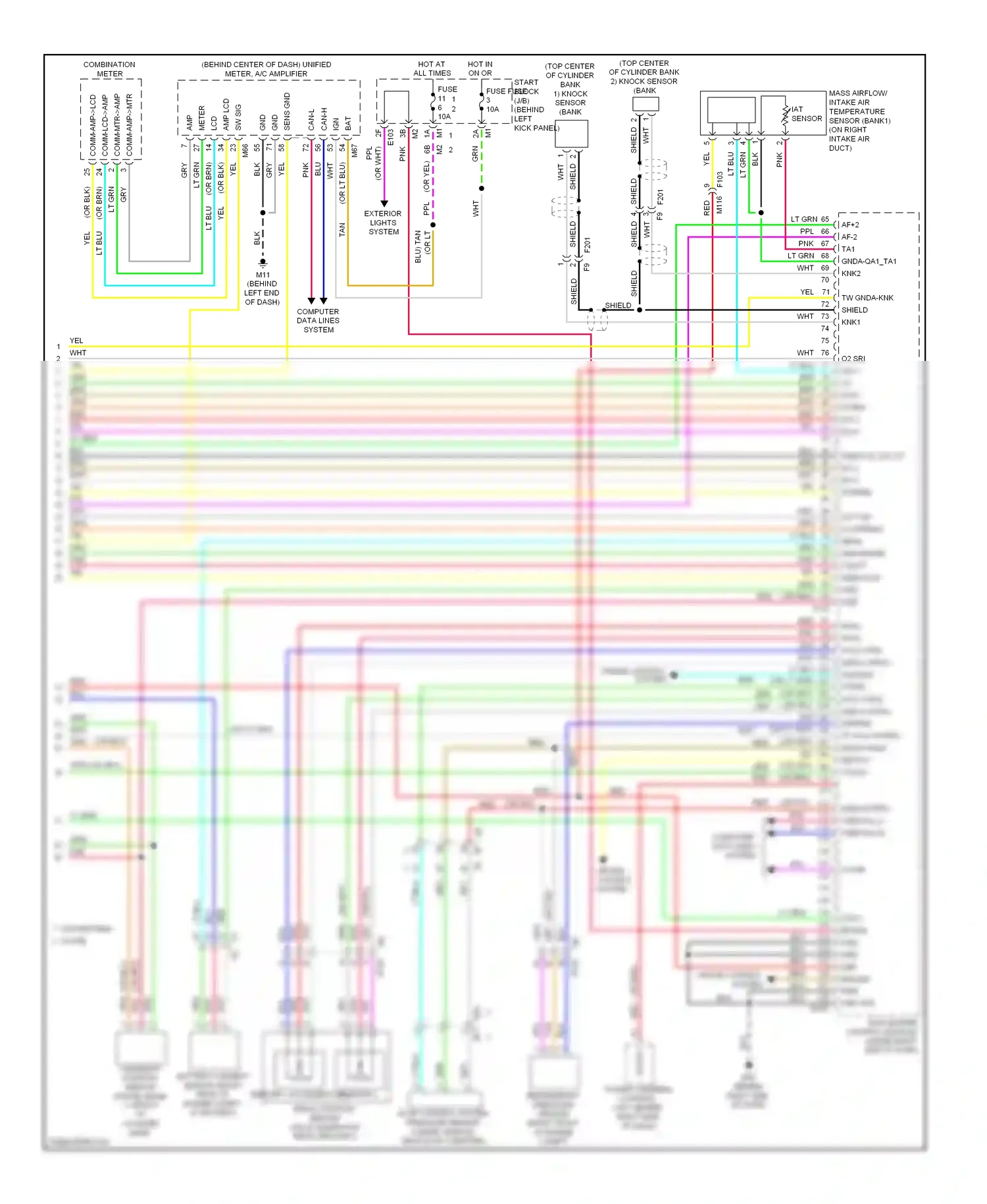 Wiring diagram computer data lines for Infiniti Q60 I (2013-2016) (4 of 4)