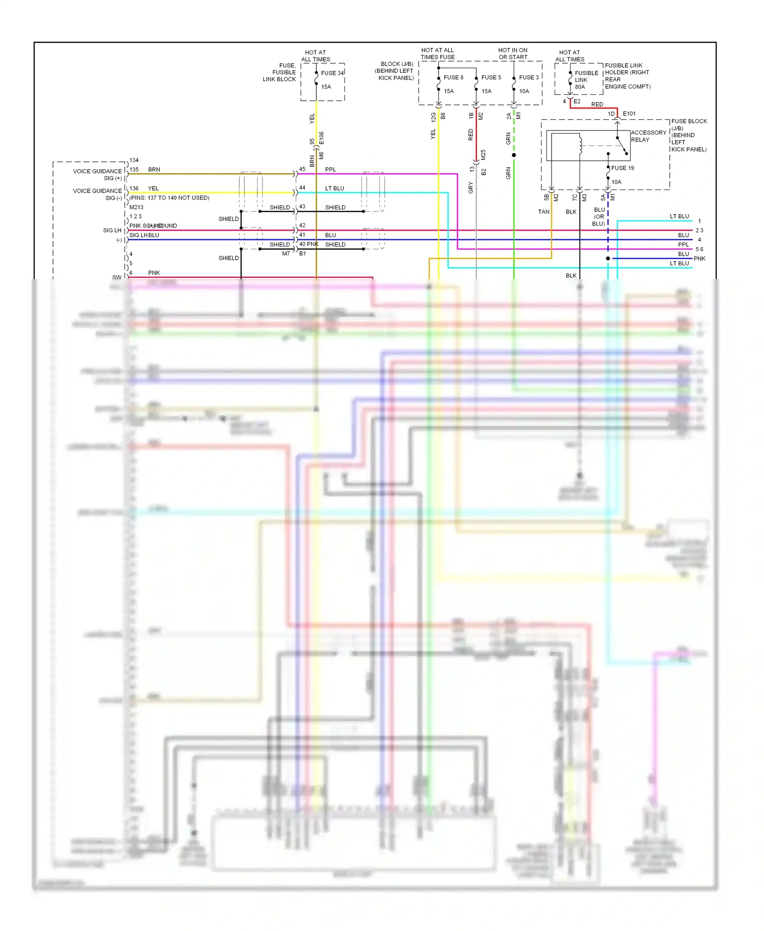 Wiring diagram engine compt) for Infiniti Q60 I (2013-2016) (1 of 5)