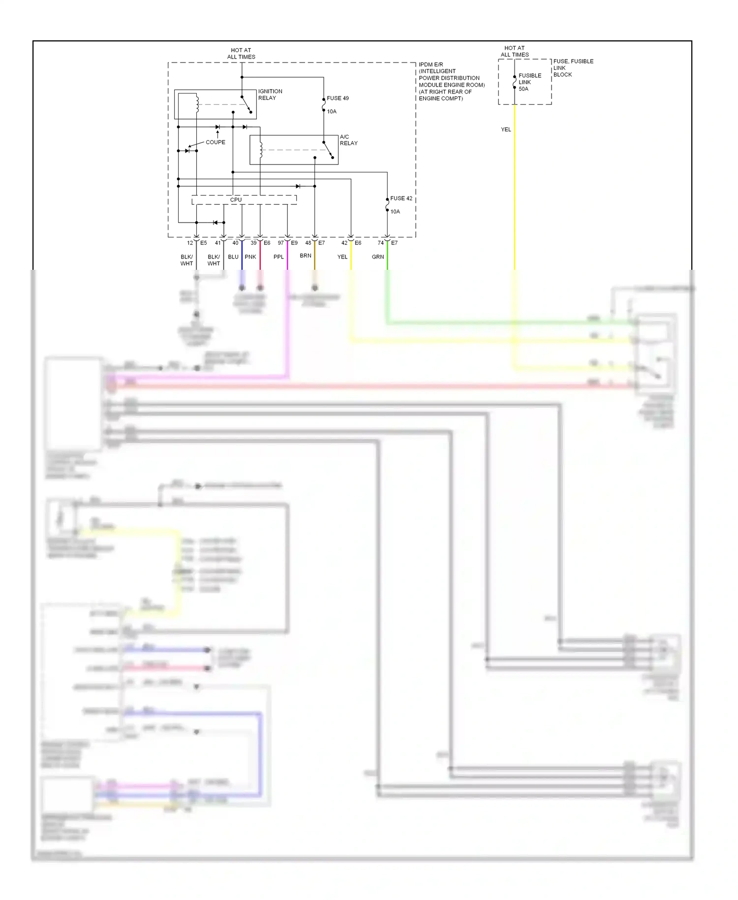 Wiring diagram engine controls system for Infiniti Q60 I (2013-2016) (2 of 6)