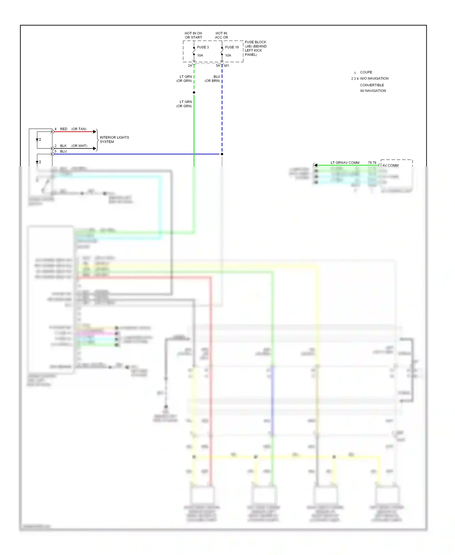 Wiring diagram exterior lights system ppl computer data lines system for Infiniti Q60 I (2013-2016) (1 of 1)