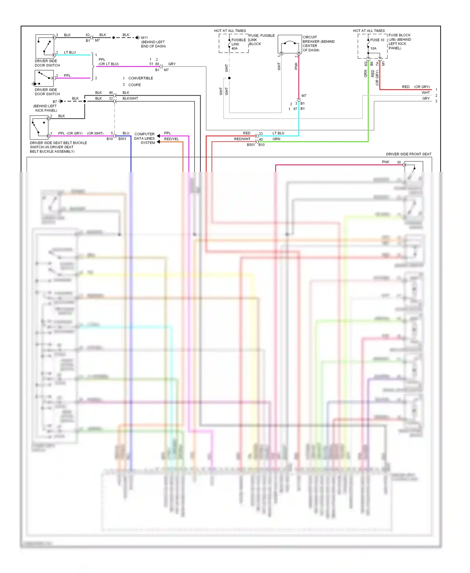 Wiring diagram forward switch for Infiniti Q60 I (2013-2016) (3 of 4)