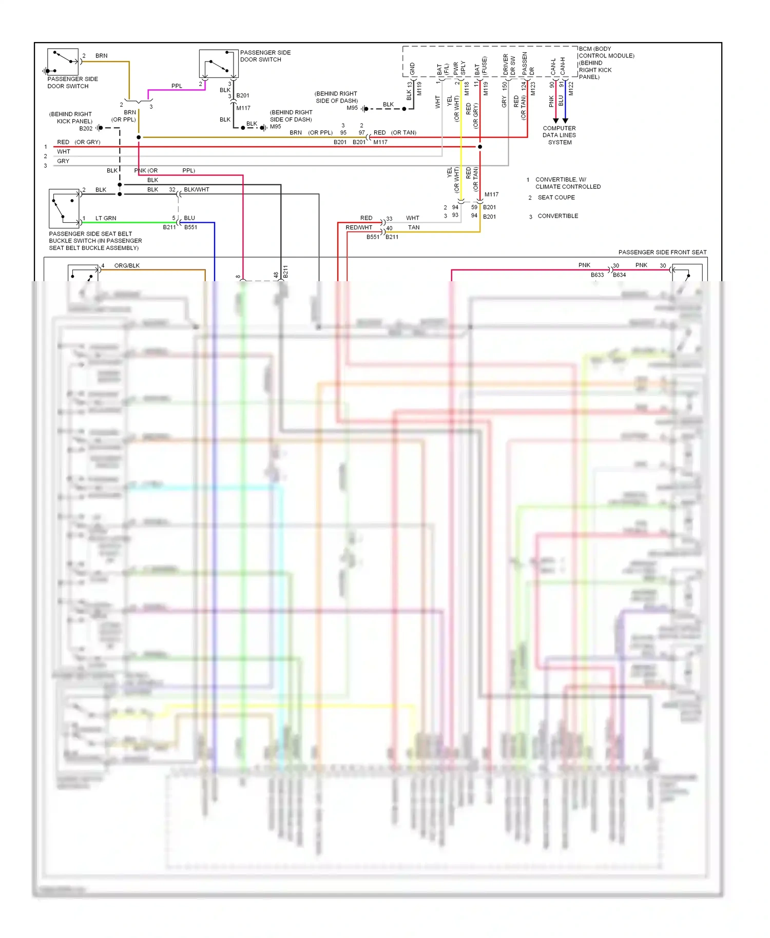 Wiring diagram forward switch for Infiniti Q60 I (2013-2016) (4 of 4)