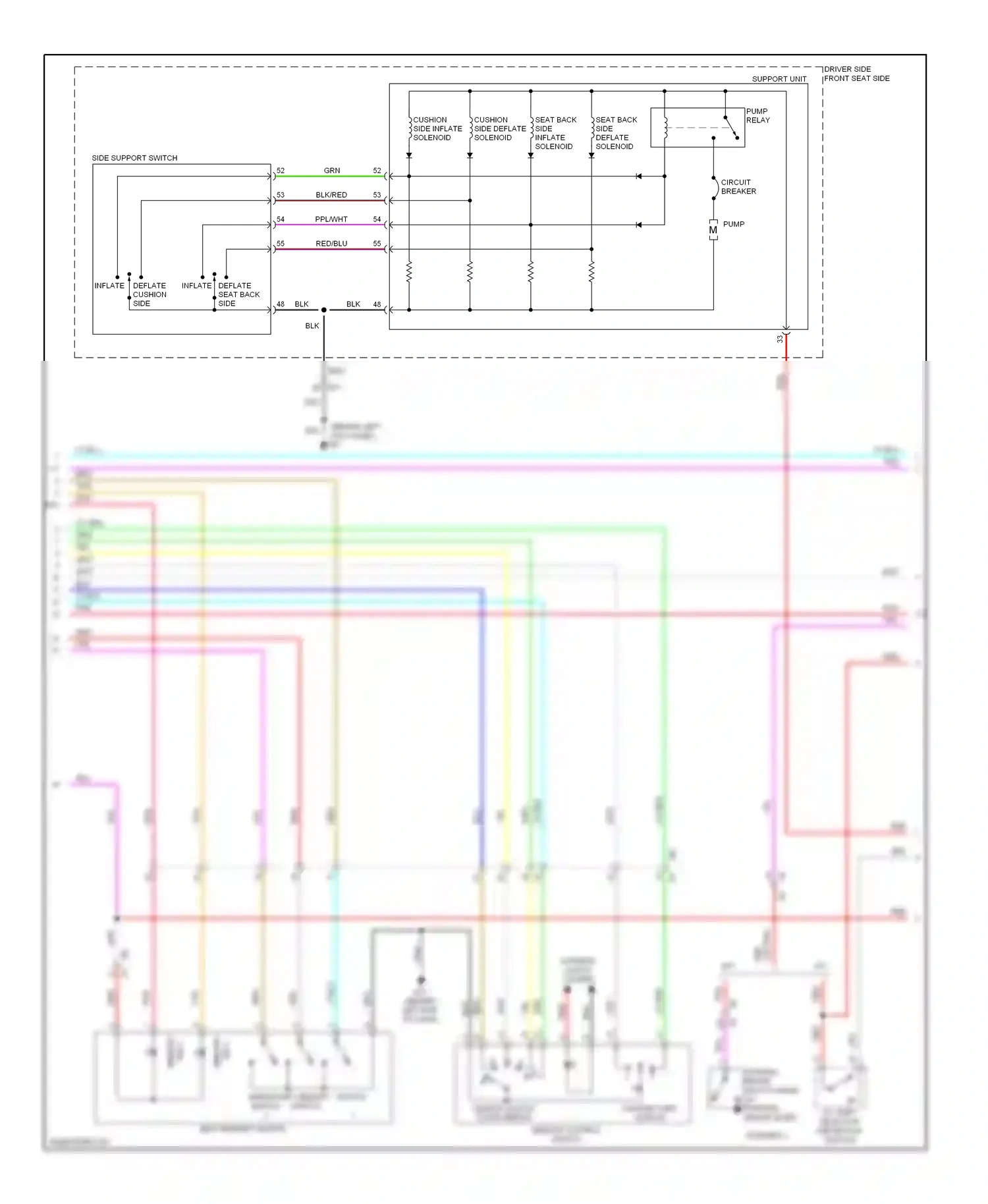 Wiring diagram memory switch for Infiniti Q60 I (2013-2016) (1 of 1)