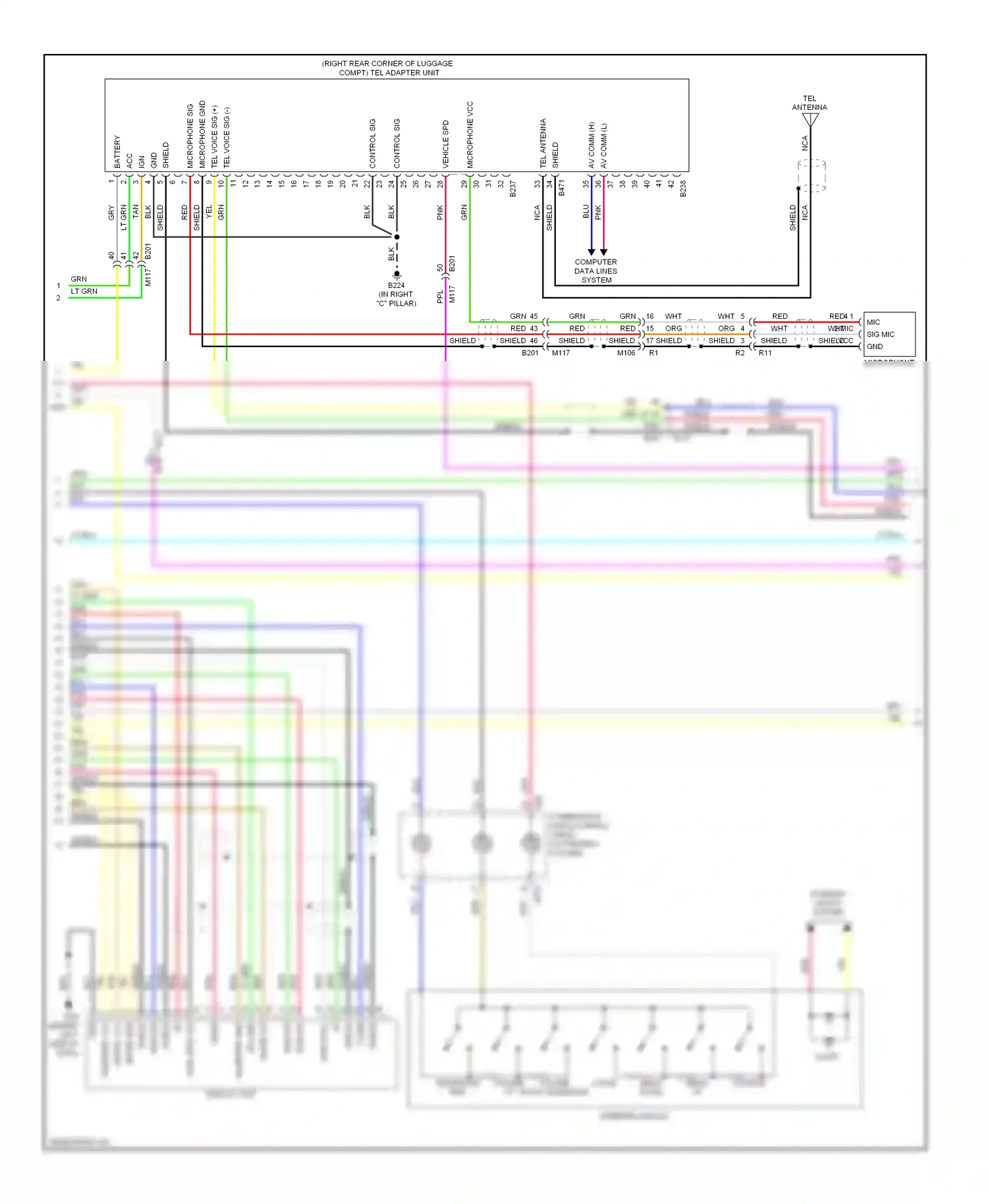 Wiring diagram menu menu down up for Infiniti Q60 I (2013-2016) (2 of 3)