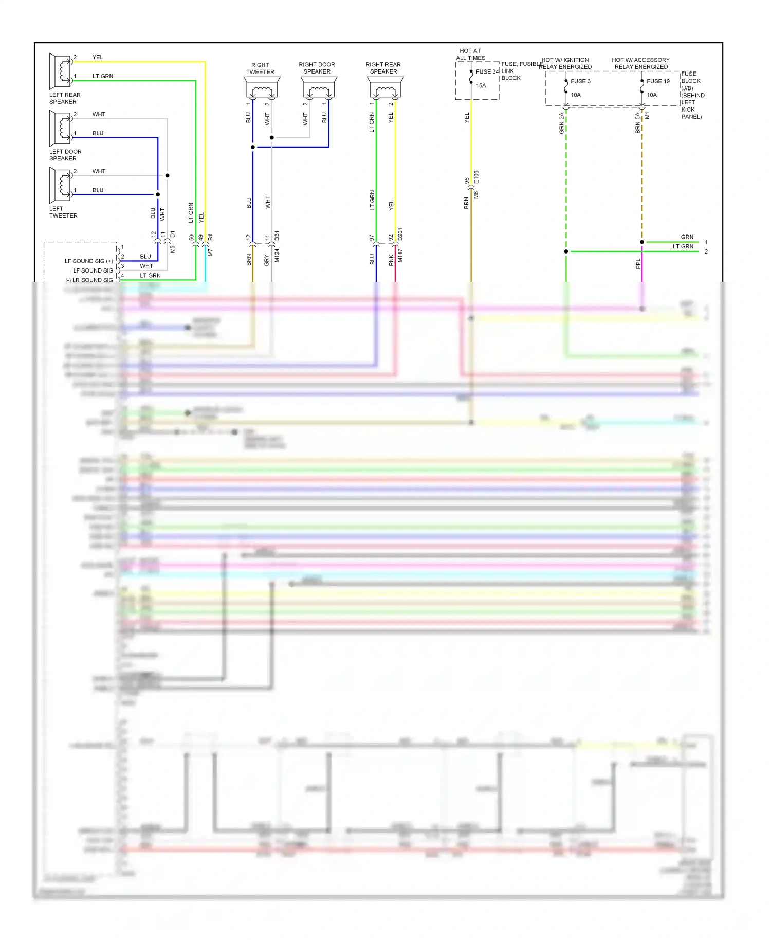 Wiring diagram shield shield for Infiniti Q60 I (2013-2016) (1 of 14)
