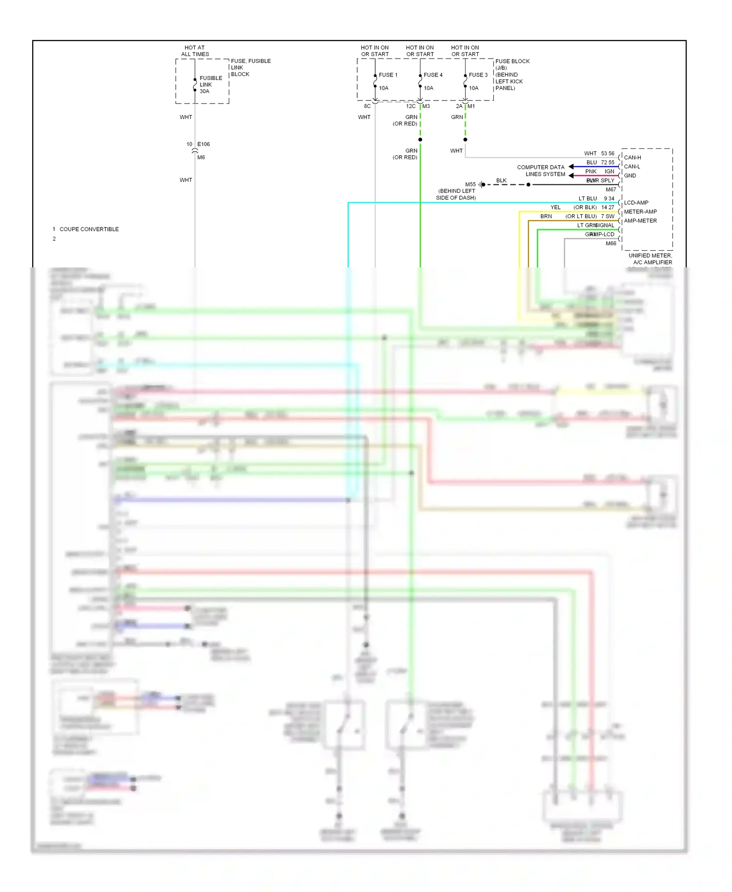 Wiring diagram sw input for Infiniti Q60 I (2013-2016) (1 of 1)