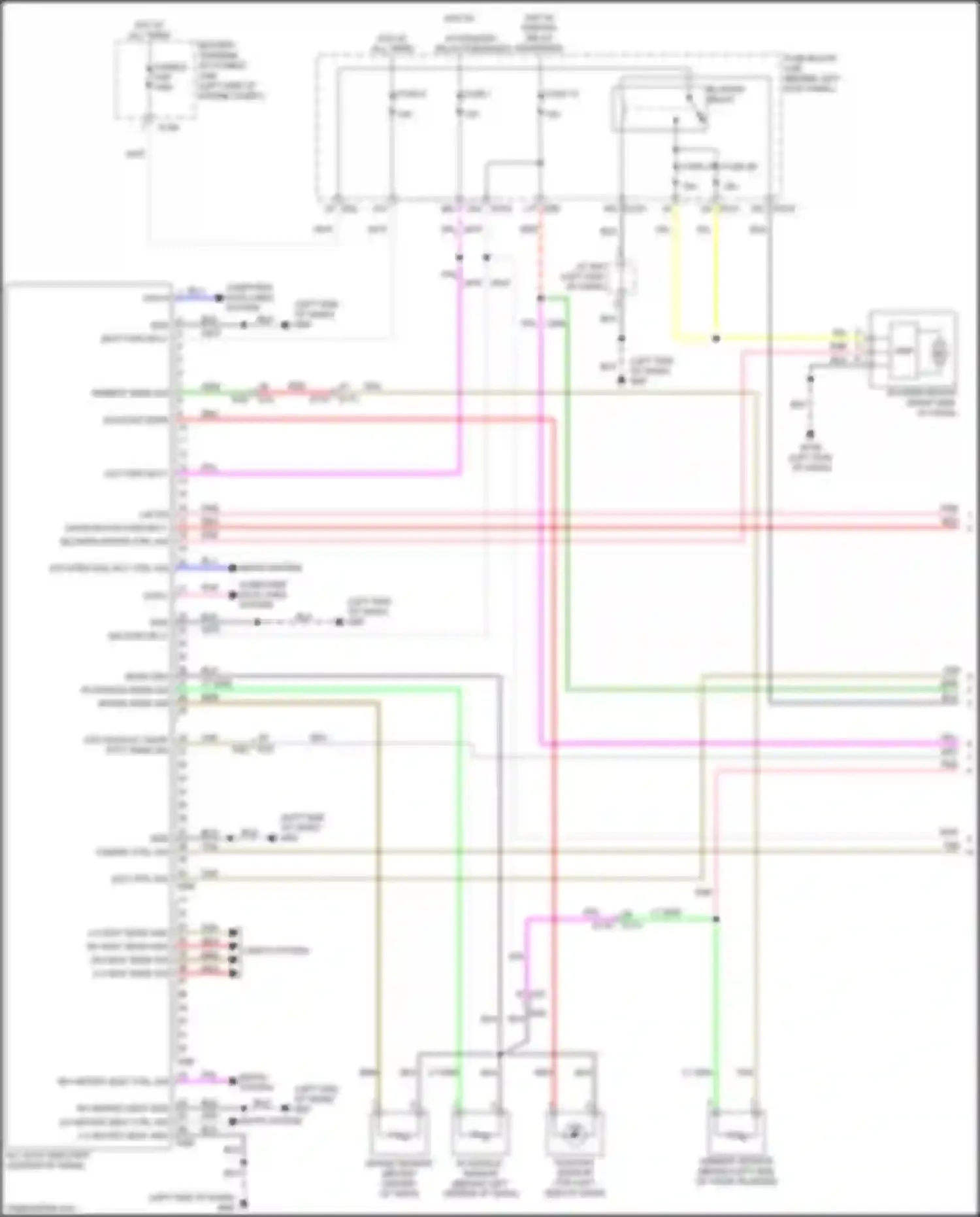 Q60 Infiniti II (2016-2024): Automatic a/c circuit (1 of 3)