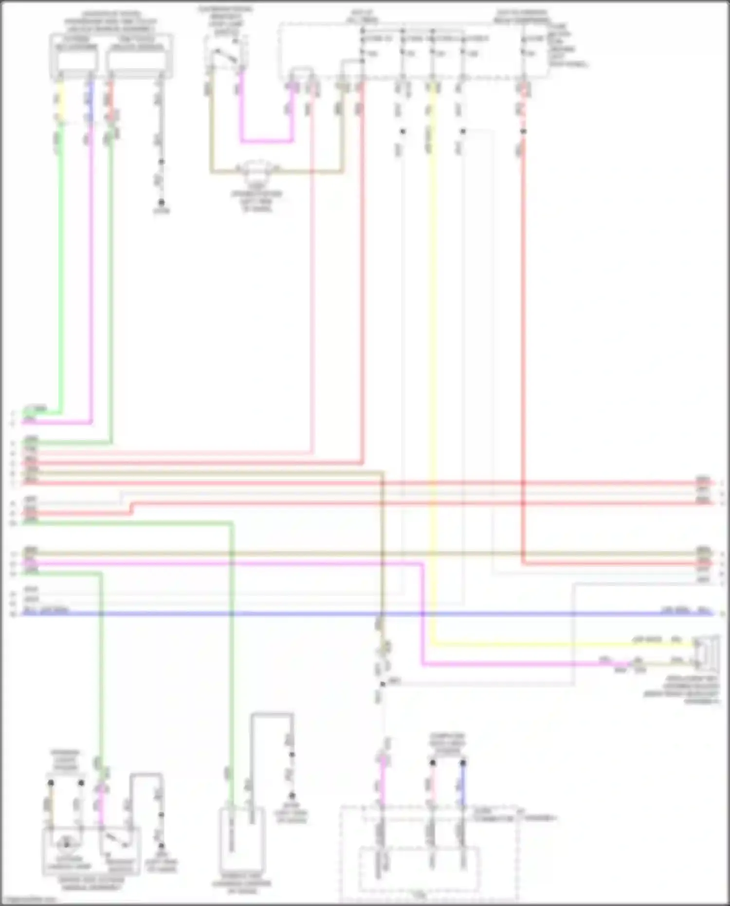 Q60 Infiniti II (2016-2024): Forced entry circuit (3 of 4)