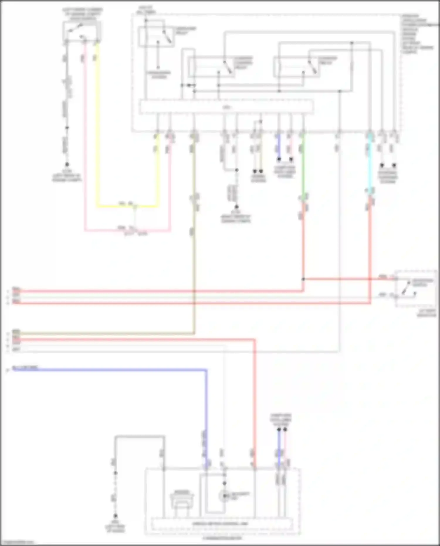 Q60 Infiniti II (2016-2024): Forced entry circuit (4 of 4)
