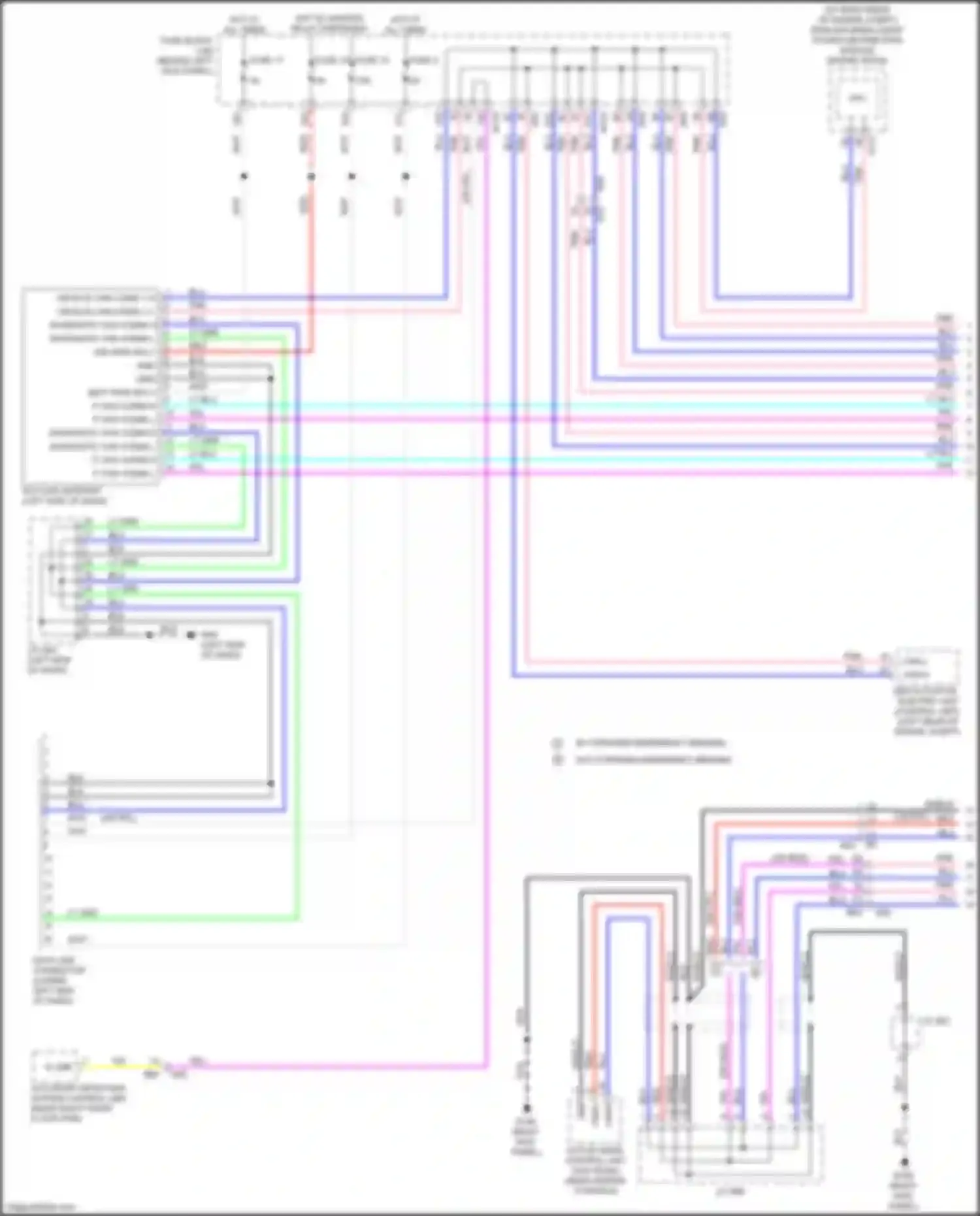 Q60 Infiniti II (2016-2024): Computer data lines circuit, w/o telematics (1 of 4)