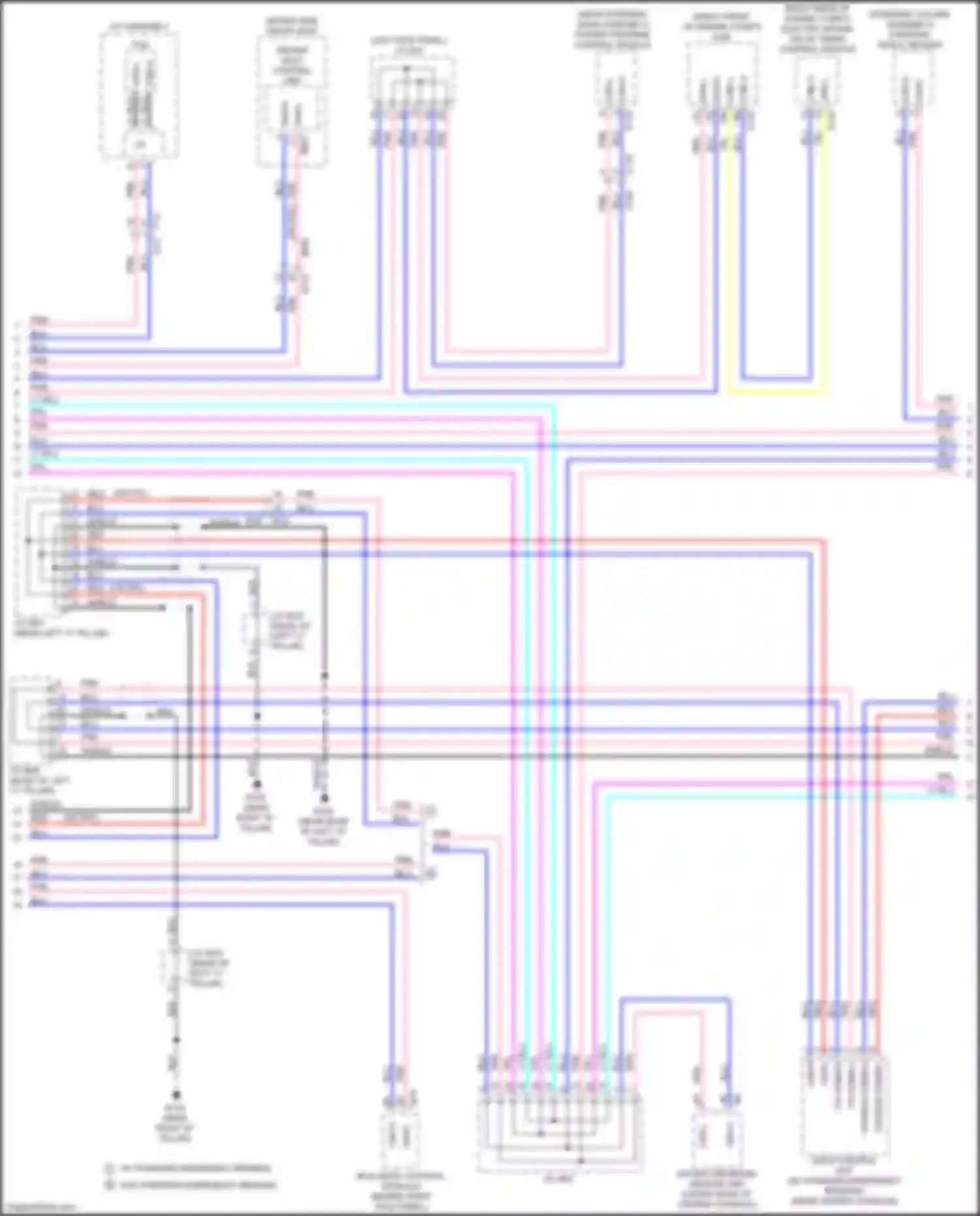 Q60 Infiniti II (2016-2024): Computer data lines circuit, w/o telematics (2 of 4)