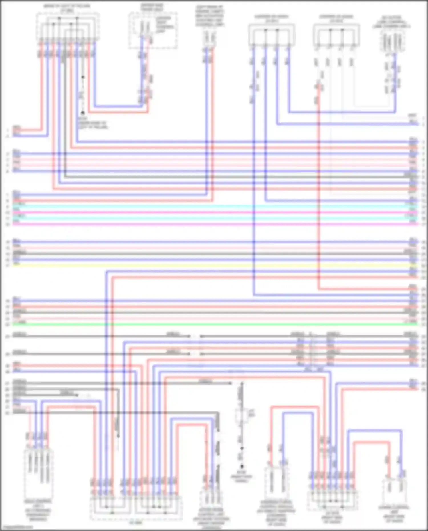 Q60 Infiniti II (2016-2024): Computer data lines circuit, w/ telematics (2 of 5)