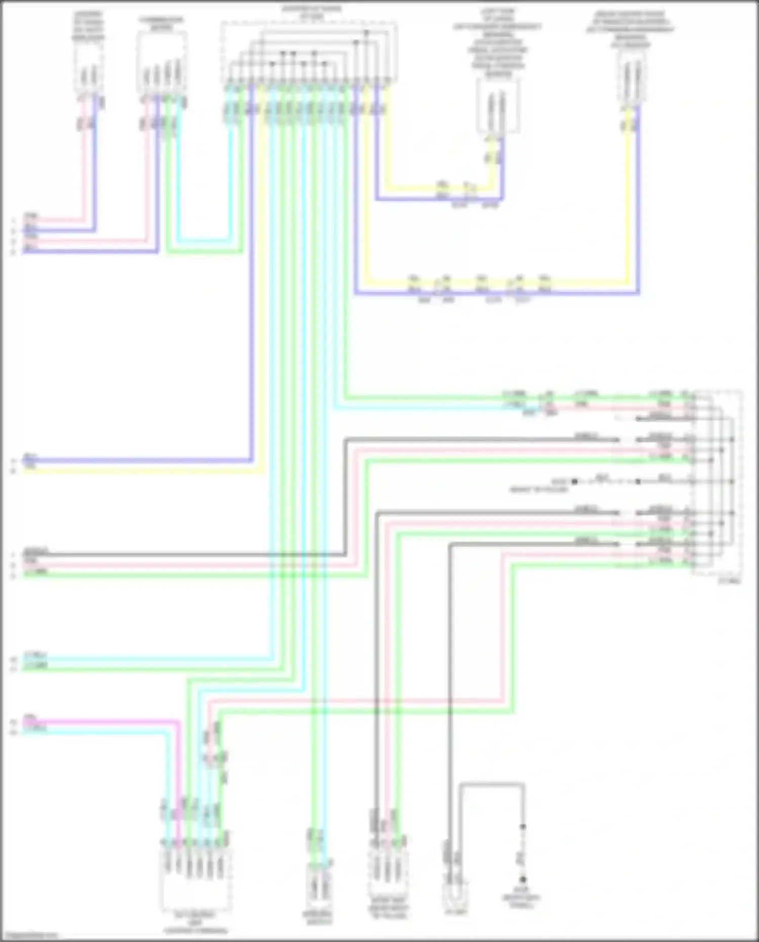Q60 Infiniti II (2016-2024): Computer data lines circuit, w/ telematics (5 of 5)