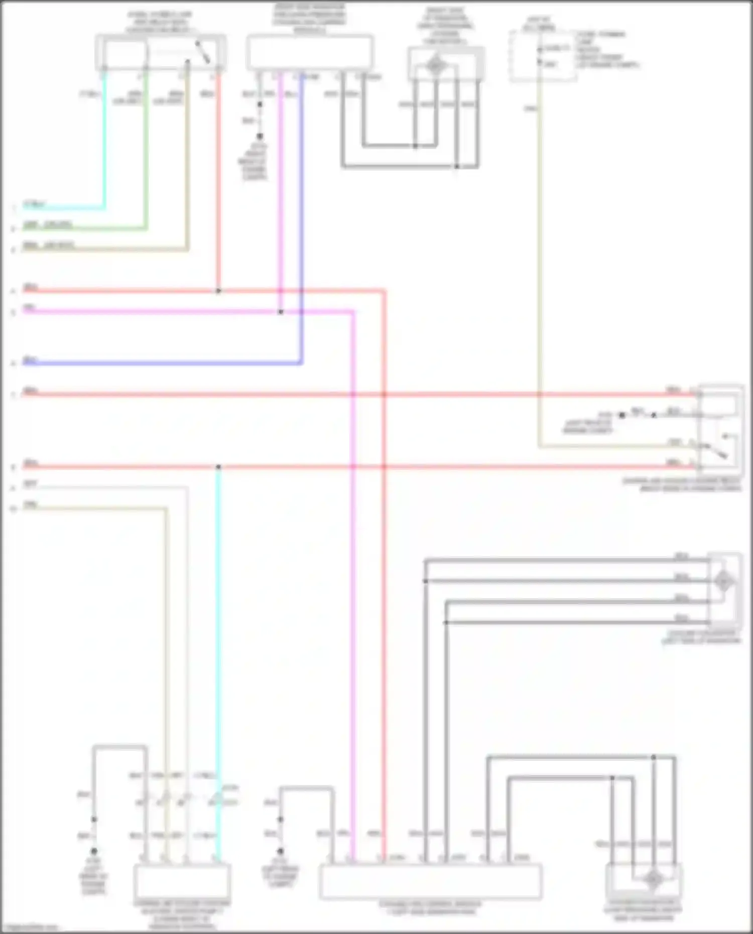 Q60 Infiniti II (2016-2024): Cooling fan circuit (2 of 2)