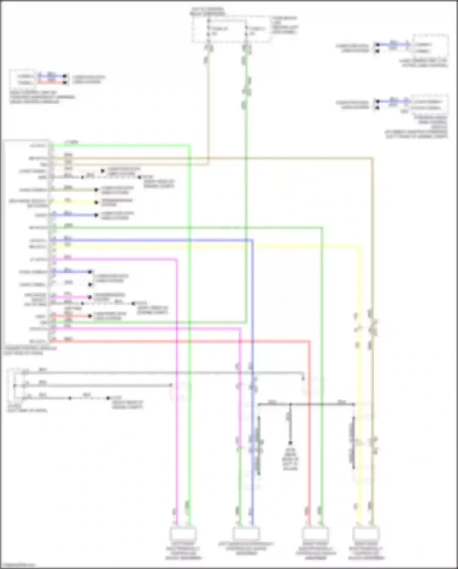 Q60 Infiniti II (2016-2024): Electronic suspension circuit, w/ digital motion control