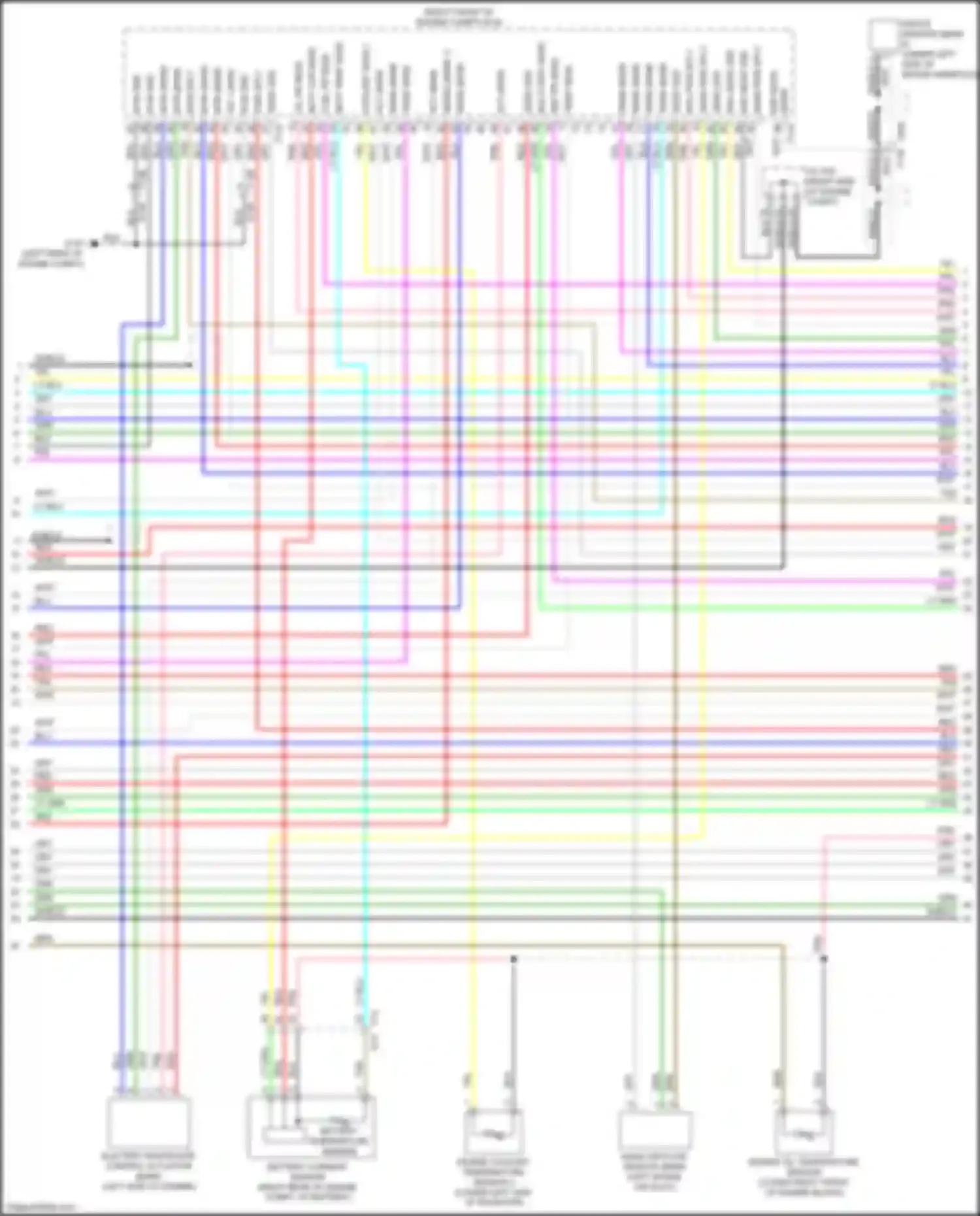 Q60 Infiniti II (2016-2024): Wiring diagram engine performance 3.0l turbo (4 of 8)