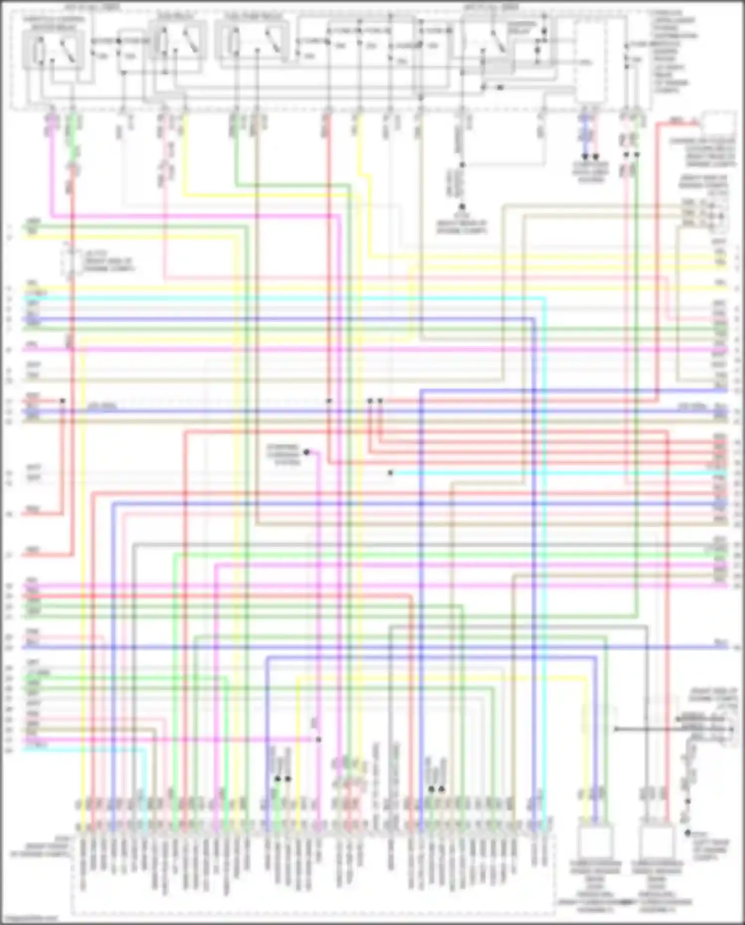 Q60 Infiniti II (2016-2024): Wiring diagram engine performance 3.0l turbo (6 of 8)