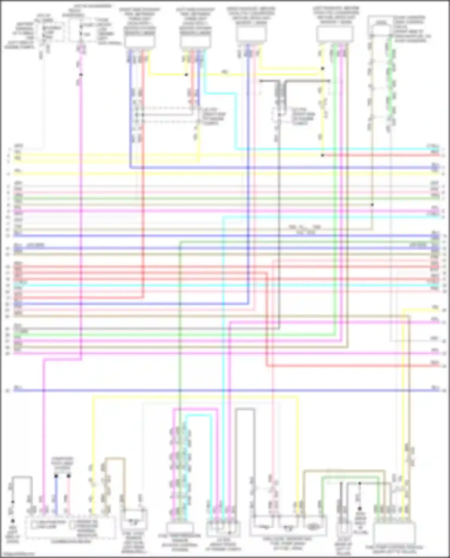 Q60 Infiniti II (2016-2024): Wiring diagram engine performance 3.0l turbo (7 of 8)