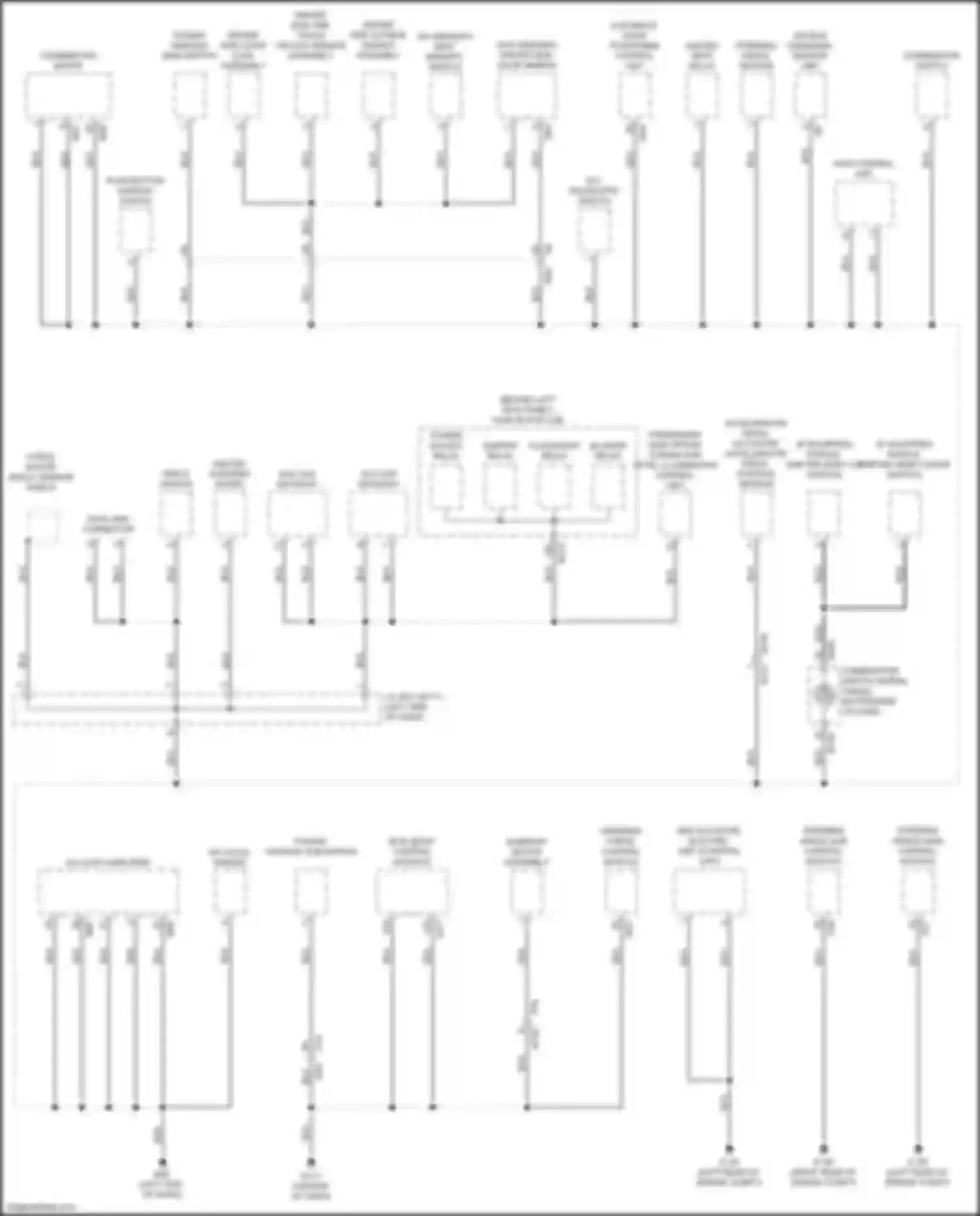 Q60 Infiniti II (2016-2024): Ground distribution circuit (1 of 6)