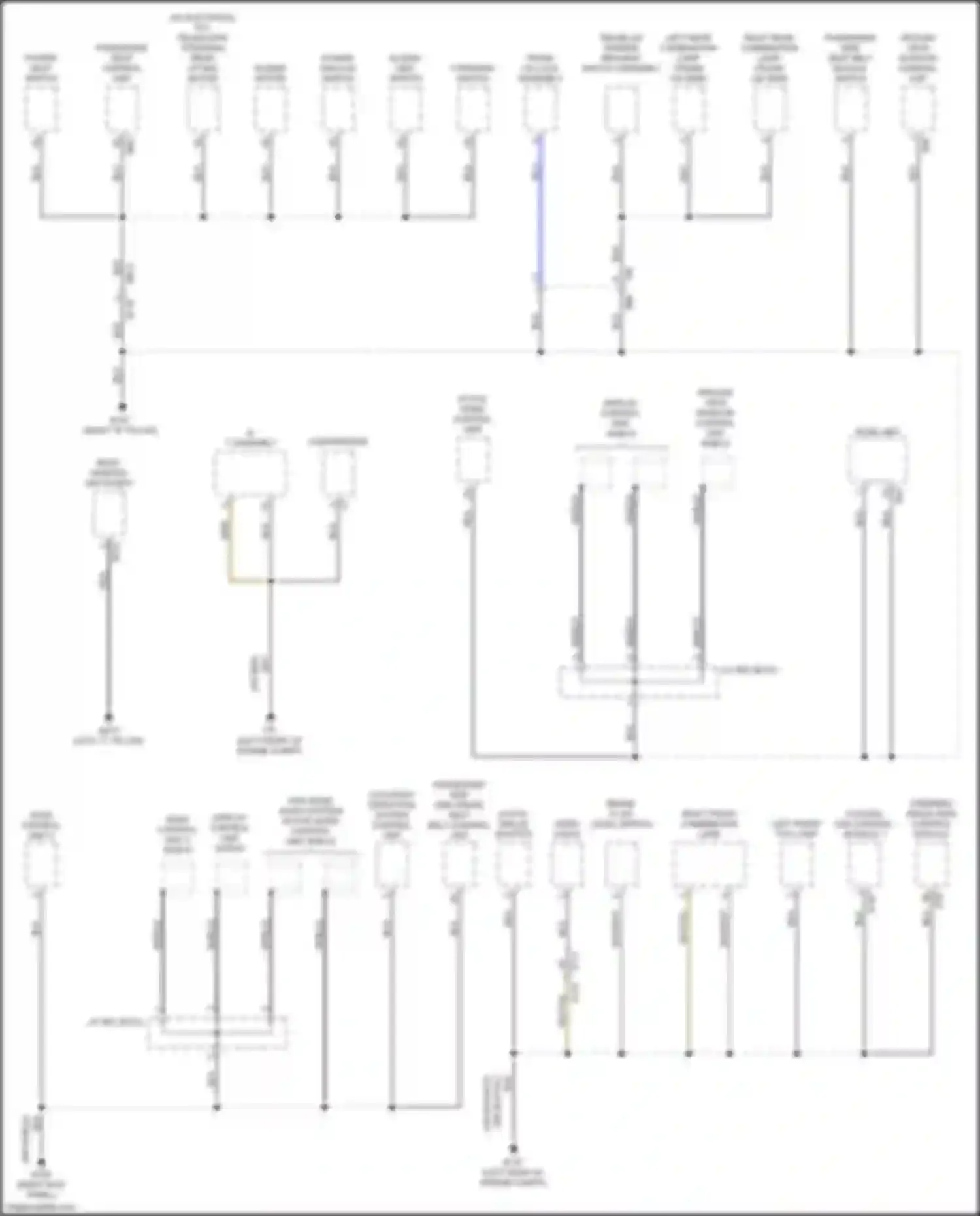 Q60 Infiniti II (2016-2024): Ground distribution circuit (5 of 6)