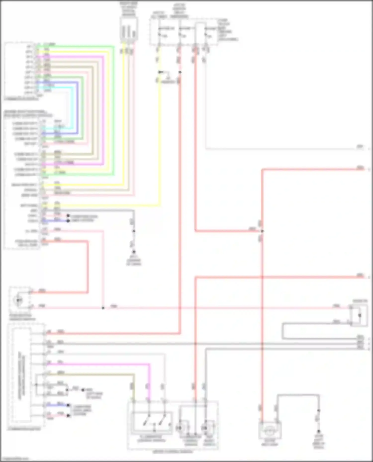 Q60 Infiniti II (2016-2024): Instrument illumination circuit (1 of 2)