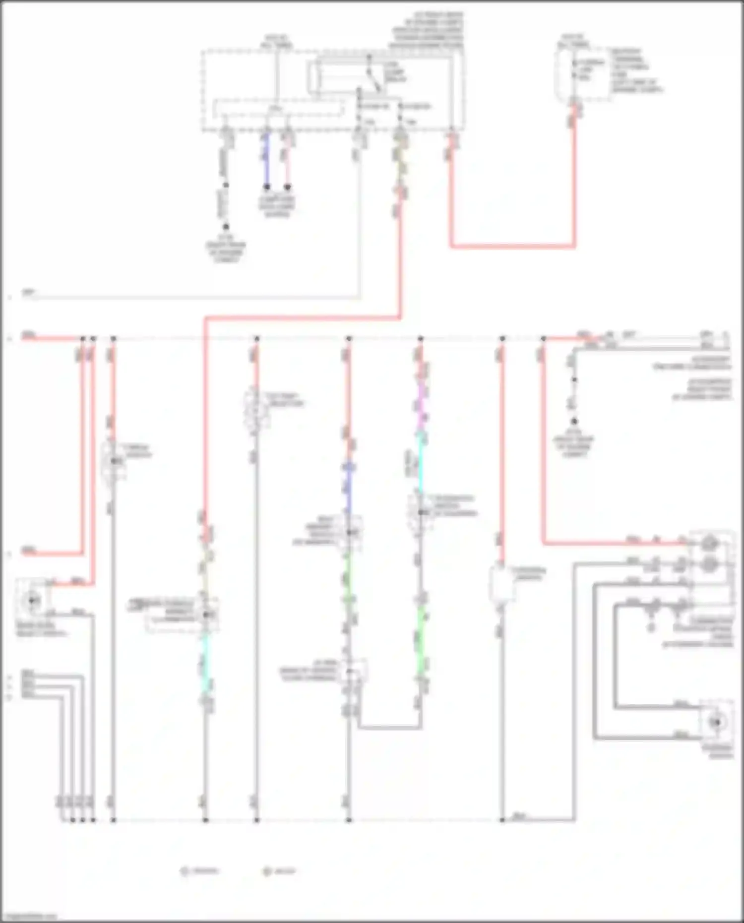 Q60 Infiniti II (2016-2024): Instrument illumination circuit (2 of 2)