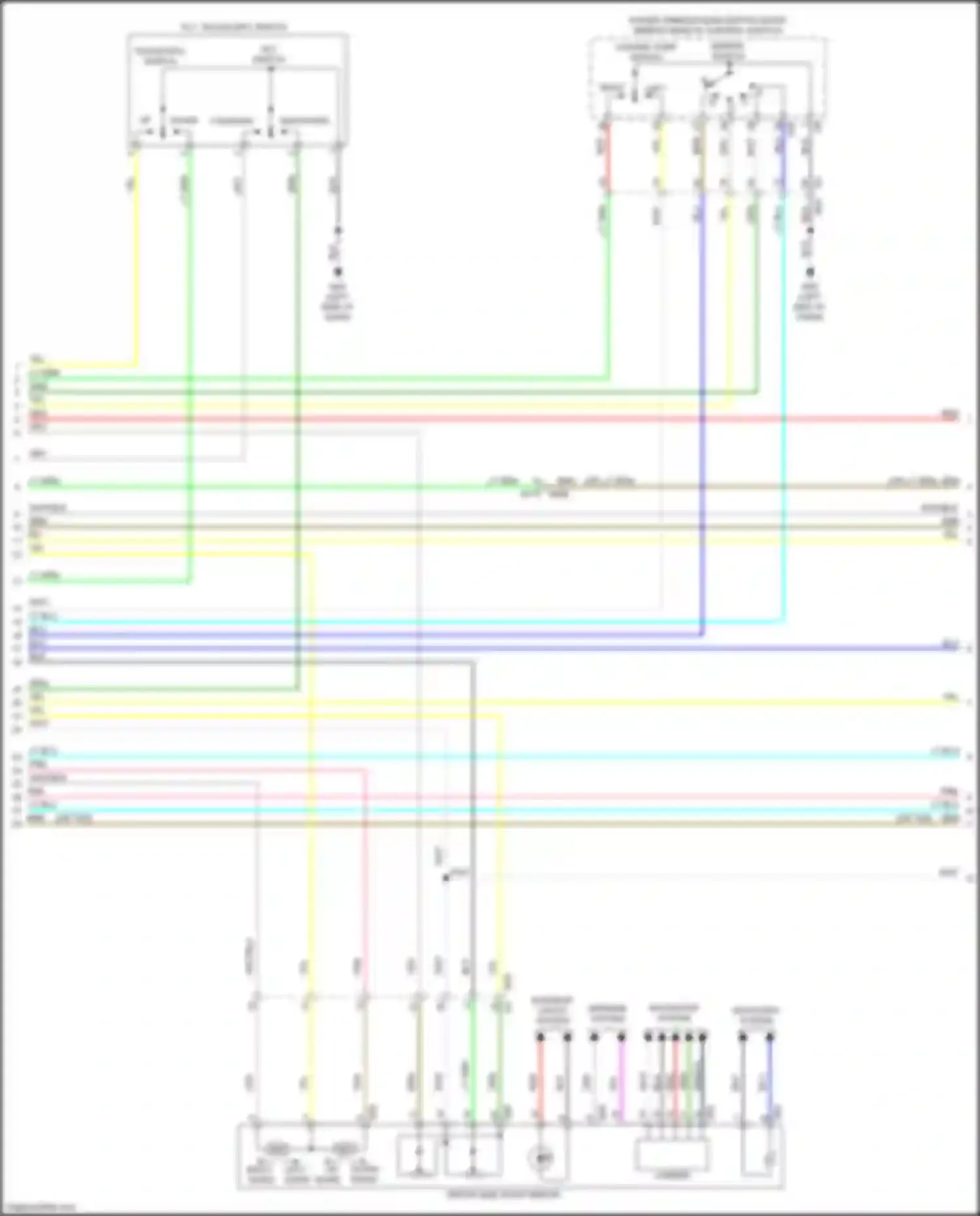 Q60 Infiniti II (2016-2024): Memory systems circuit (2 of 4)