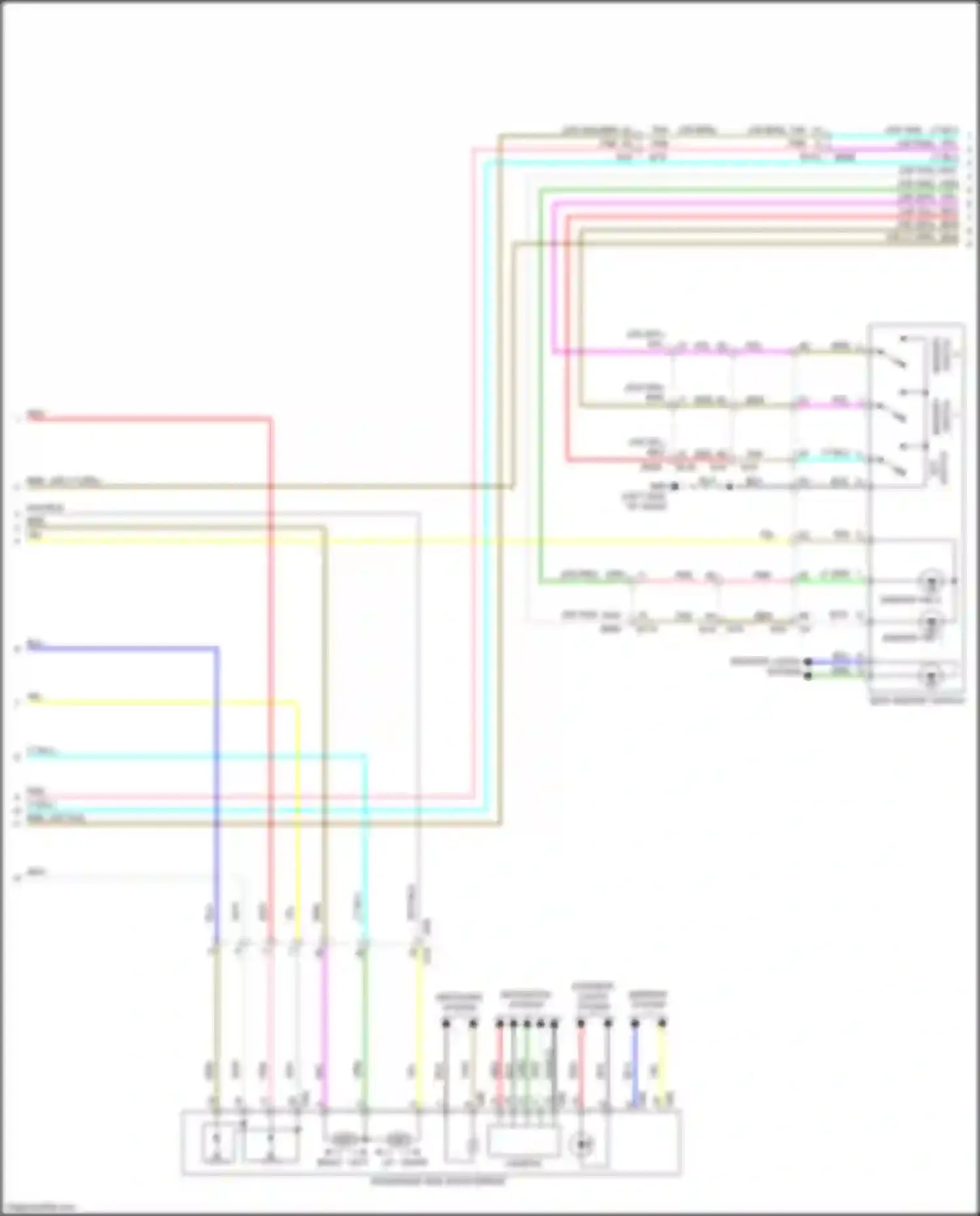 Q60 Infiniti II (2016-2024): Memory systems circuit (3 of 4)
