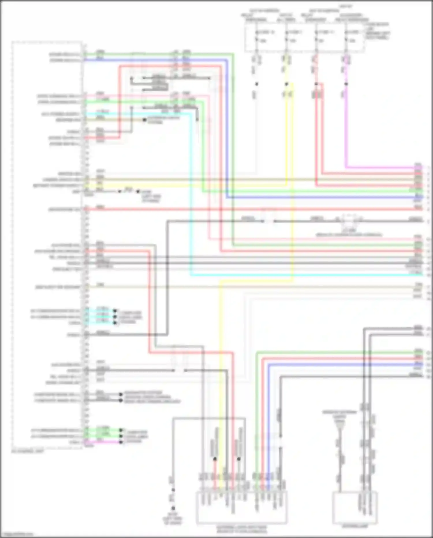 Q60 Infiniti II (2016-2024): Navigation circuit (1 of 5)
