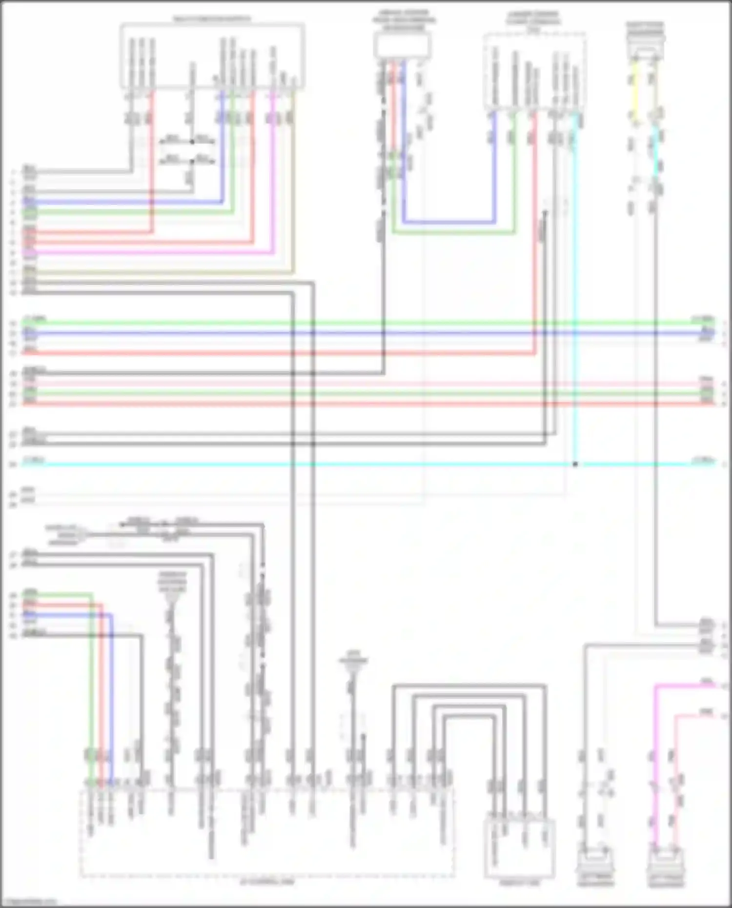 Q60 Infiniti II (2016-2024): Navigation circuit (3 of 5)