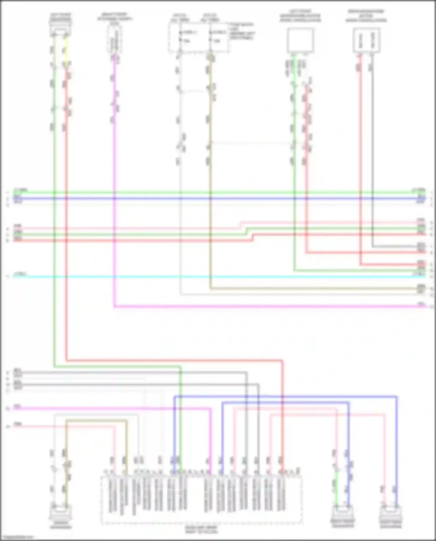 Q60 Infiniti II (2016-2024): Navigation circuit (4 of 5)