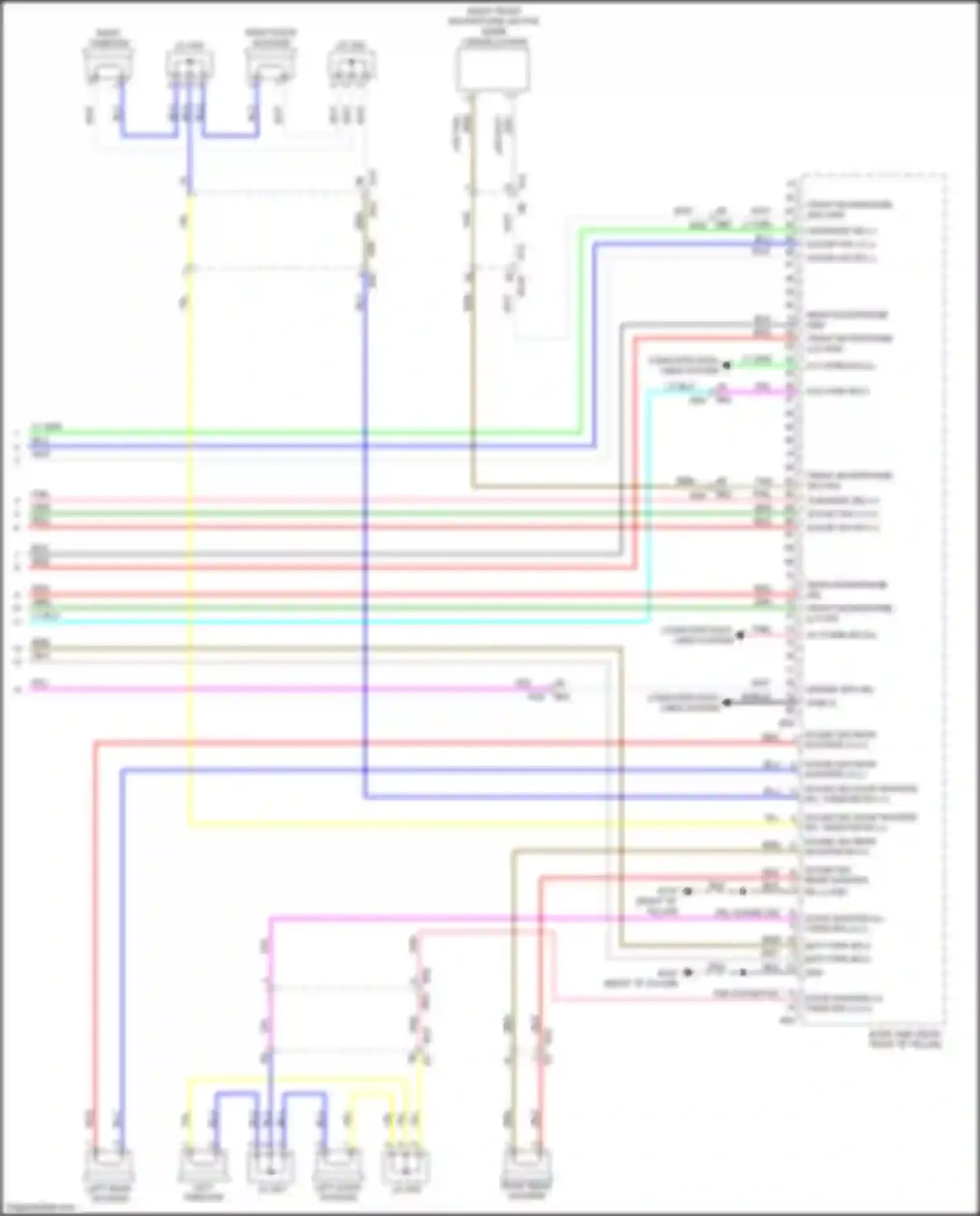 Q60 Infiniti II (2016-2024): Navigation circuit (5 of 5)