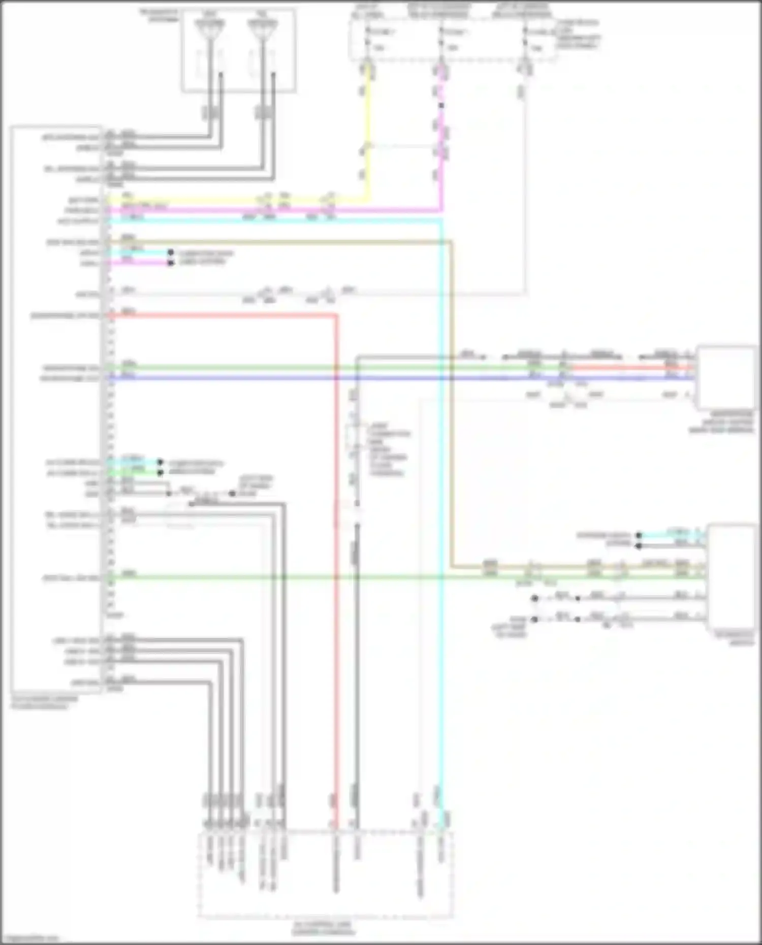 Q60 Infiniti II (2016-2024): Telematics circuit