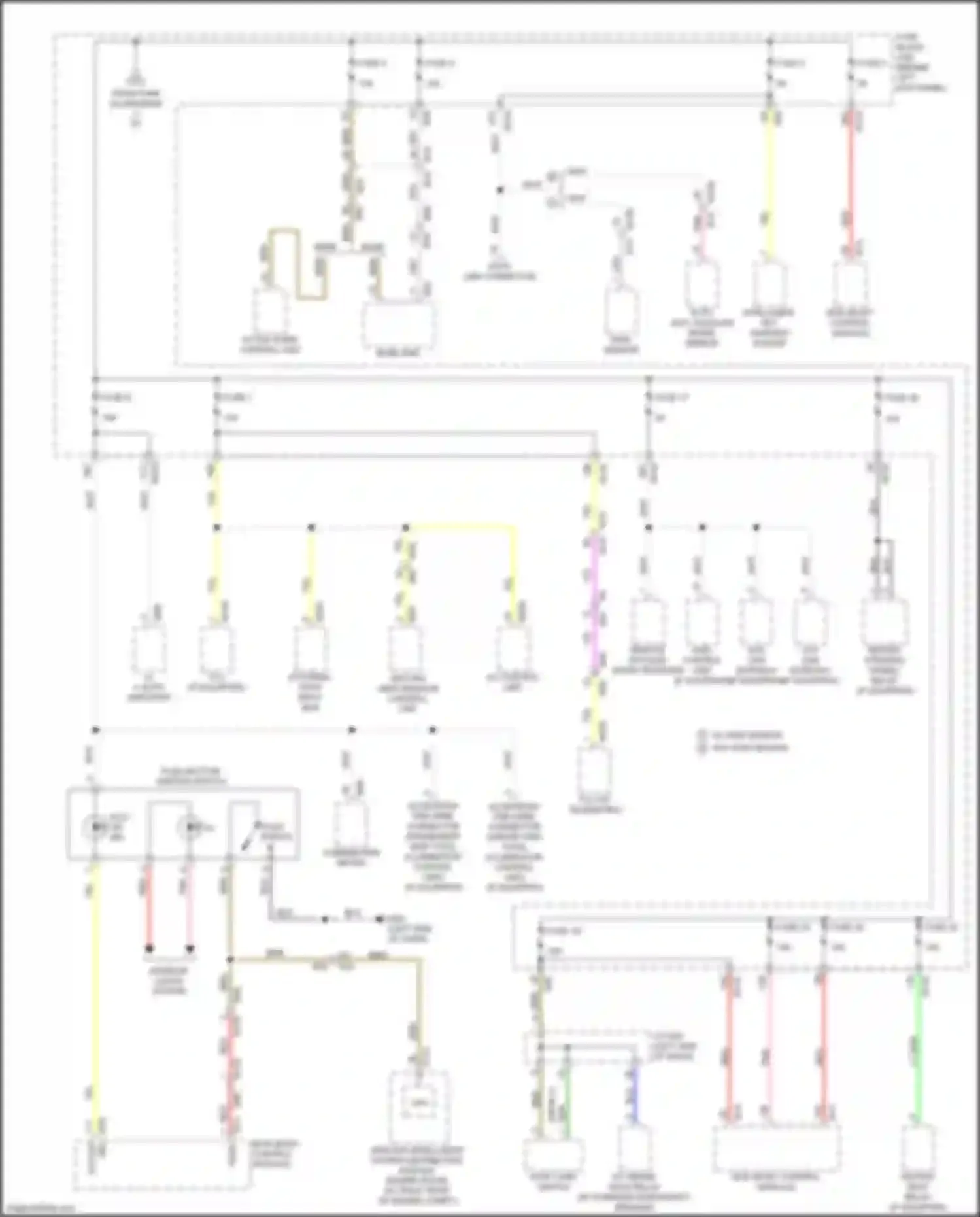 Q60 Infiniti II (2016-2024): Power distribution circuit (3 of 7)