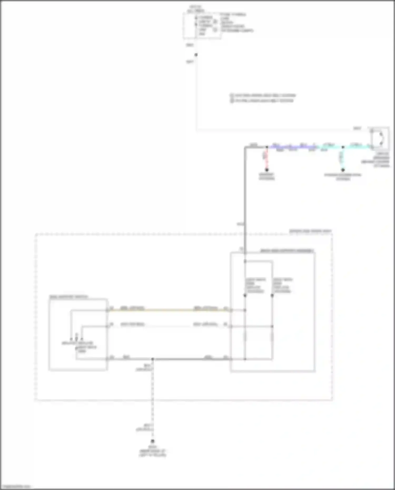 Q60 Infiniti II (2016-2024): Lumbar circuit, w/ side support