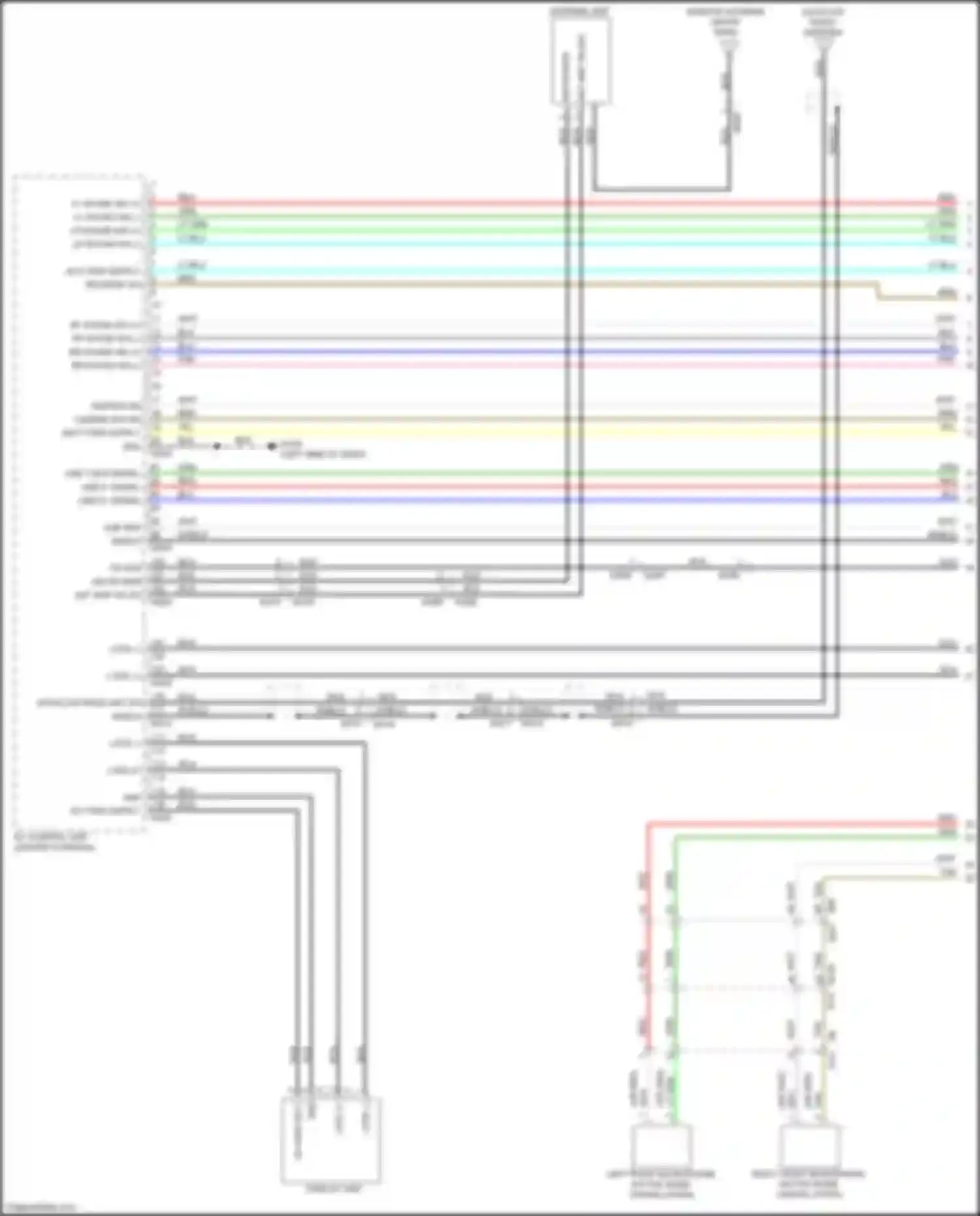 Q60 Infiniti II (2016-2024): Radio circuit, base (1 of 5)