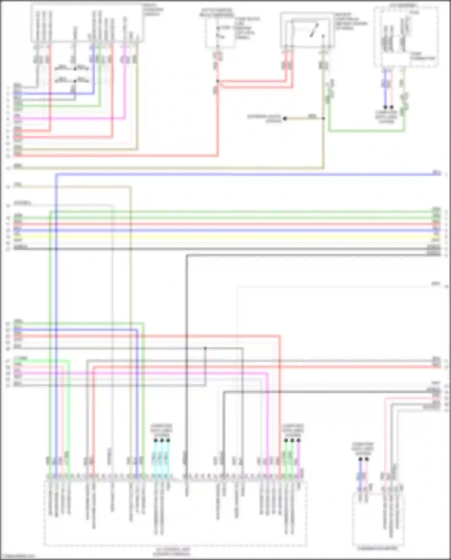 Q60 Infiniti II (2016-2024): Radio circuit, base (4 of 5)