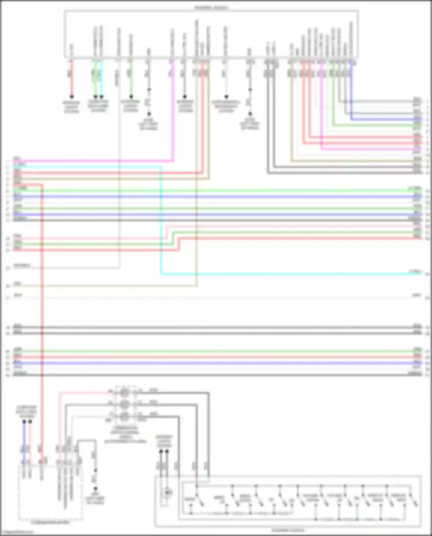 Q60 Infiniti II (2016-2024): Radio circuit, bose w/o navigation (2 of 5)