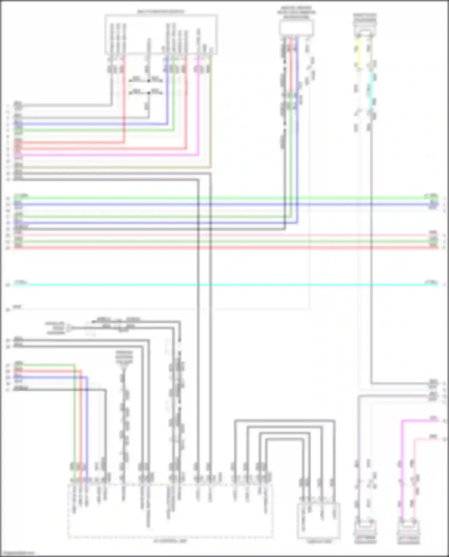 Q60 Infiniti II (2016-2024): Radio circuit, bose w/o navigation (3 of 5)