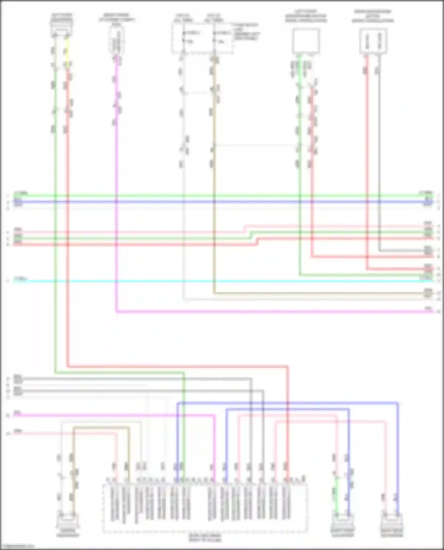 Q60 Infiniti II (2016-2024): Radio circuit, bose w/o navigation (4 of 5)