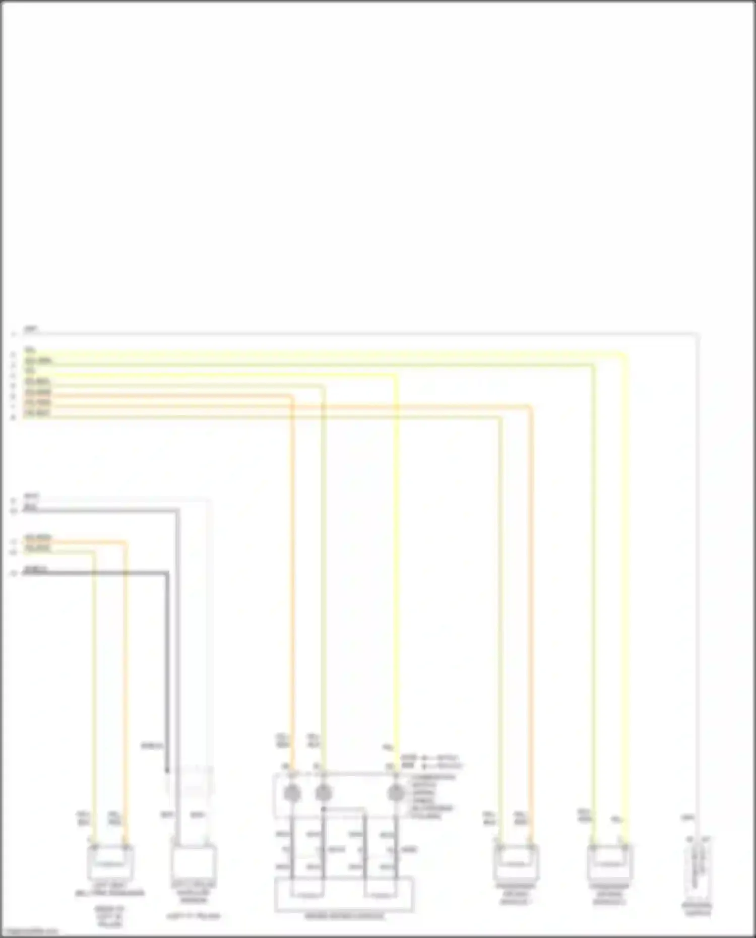 Q60 Infiniti II (2016-2024): Supplemental restraints circuit (3 of 3)