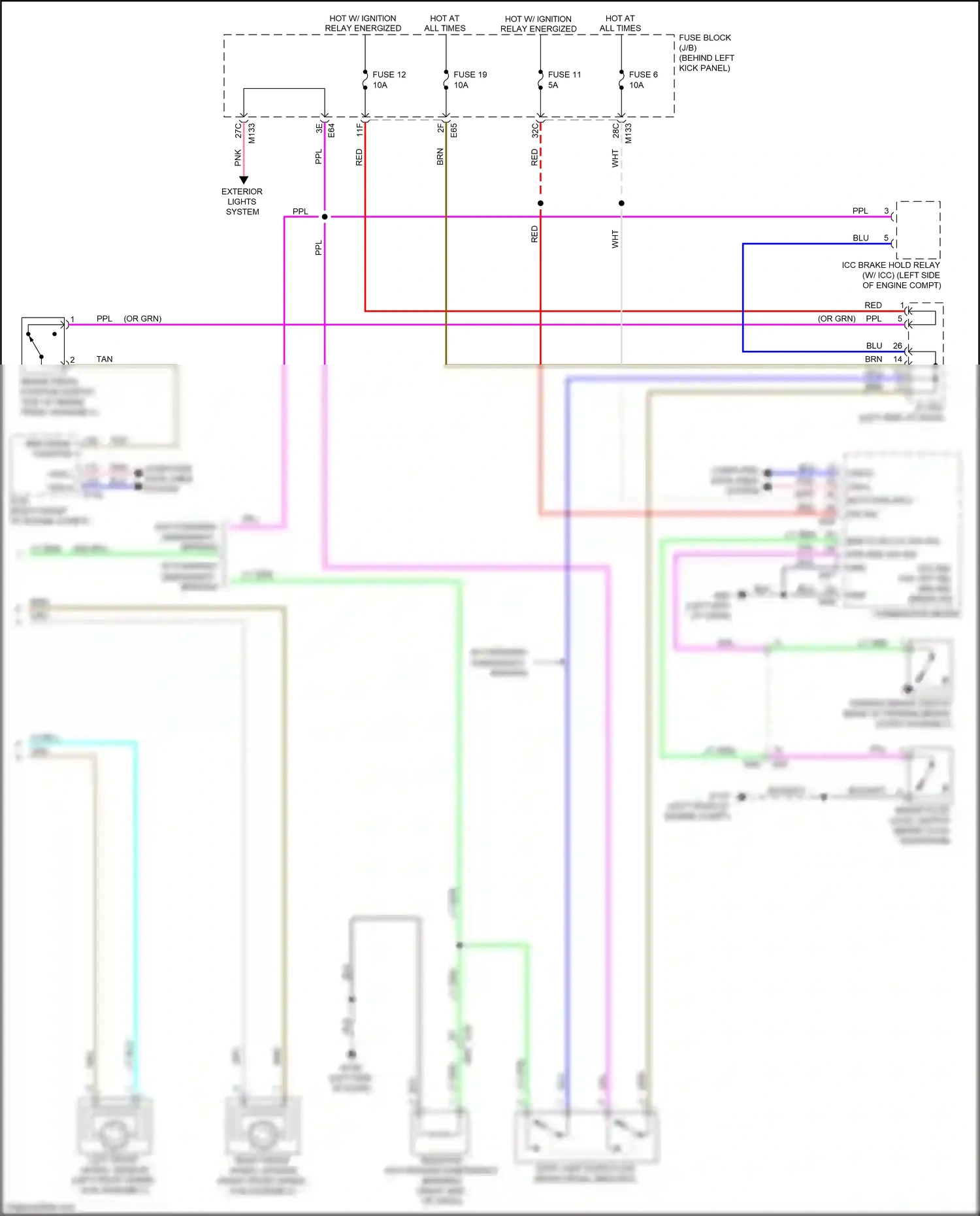 Wiring diagram computer data lines system for Infiniti Q60 II (2016-2024) (32 of 79)