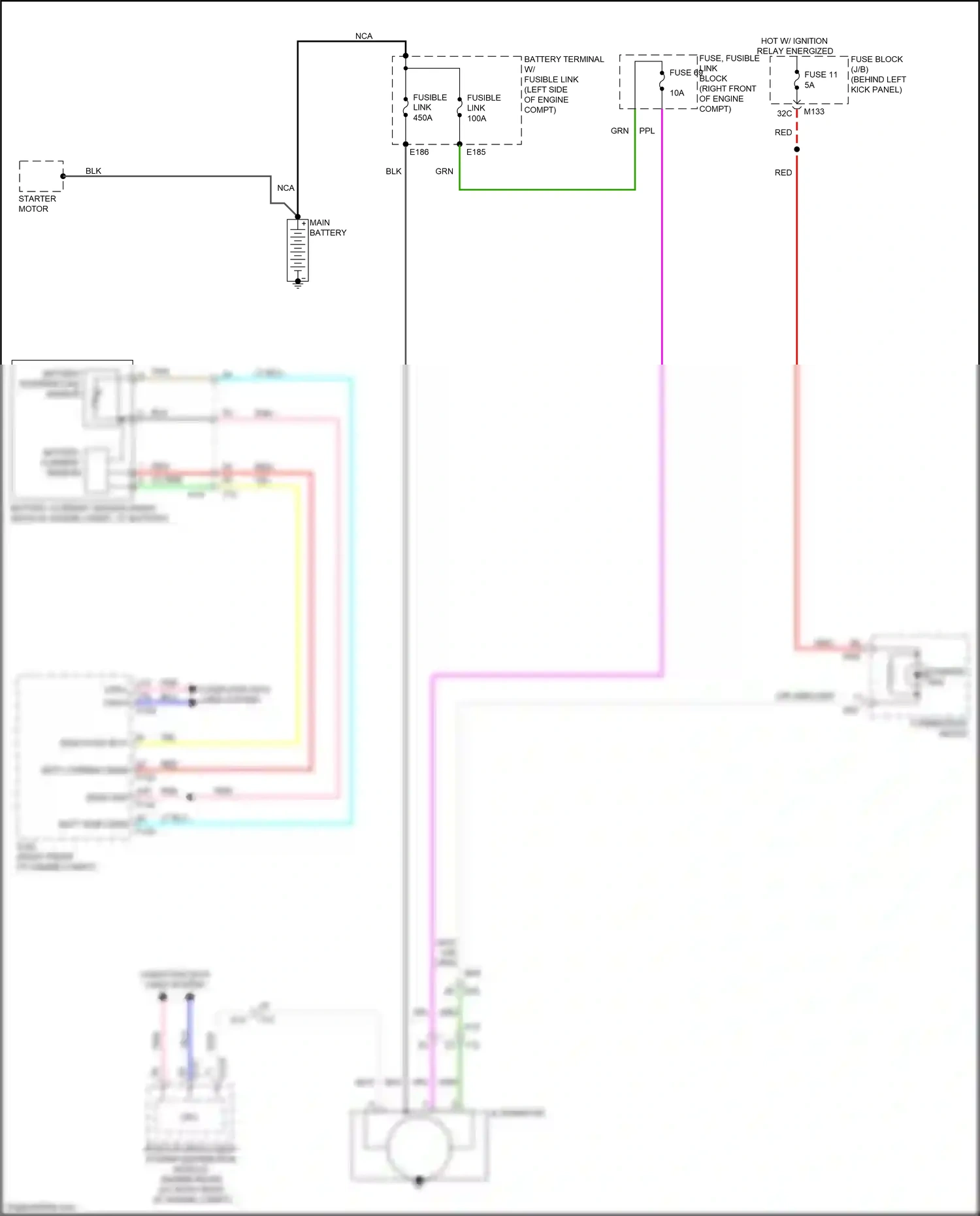 Wiring diagram computer data lines system for Infiniti Q60 II (2016-2024) (71 of 79)