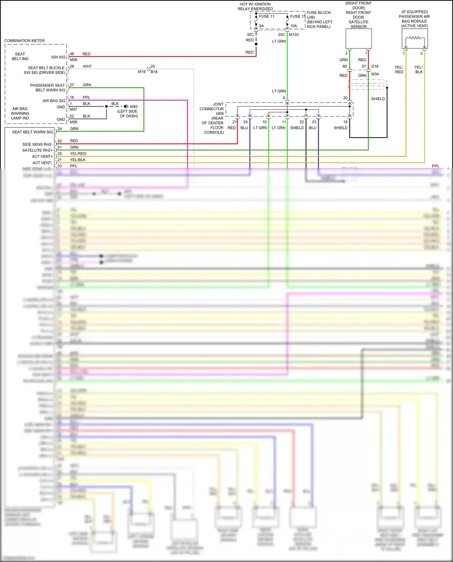Wiring diagram computer data lines system for Infiniti Q60 II (2016-2024) (29 of 79)