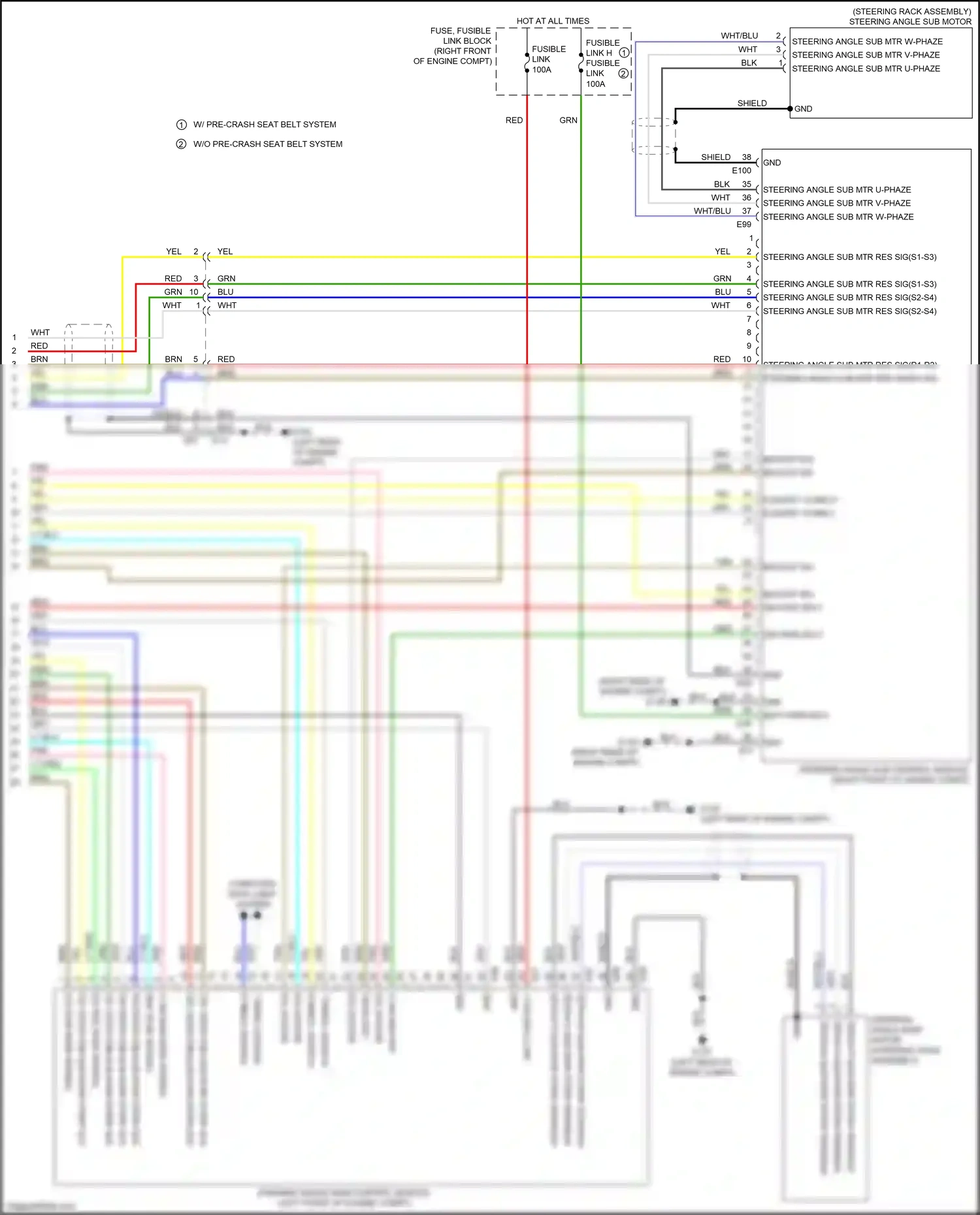 Wiring diagram computer data lines system for Infiniti Q60 II (2016-2024) (42 of 79)